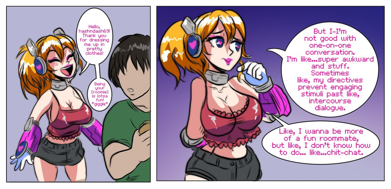 [vogol] Reploid Romance Unit (Mega Man X) (Bimbofication)