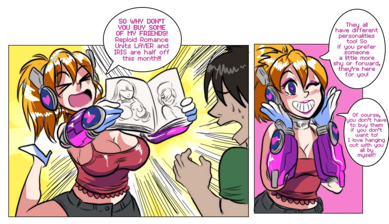 [vogol] Reploid Romance Unit (Mega Man X) (Bimbofication)