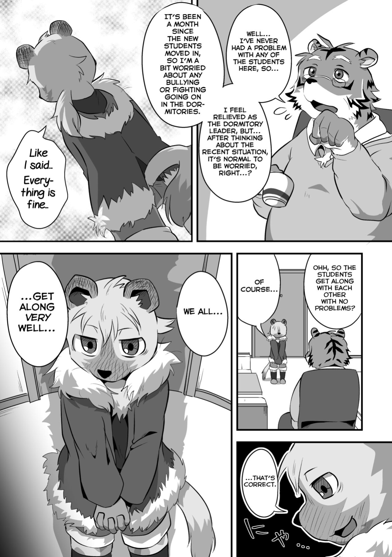 (Kemoket 8) [Yoaruki F (Magu no Romomokan)] Danshi Ryousei Tachi wa Koyoi mo Nakaga ii