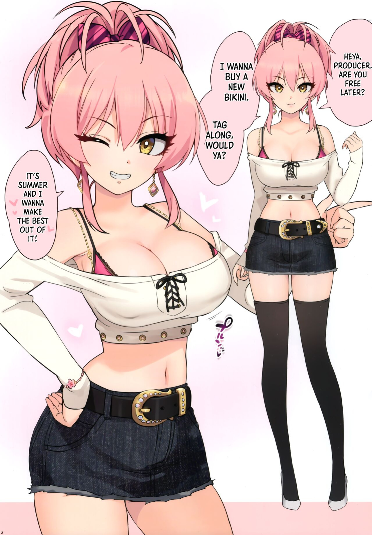 (C100) [Number2 (Takuji)] Mika to Mizugi to Natsuyasumi. | Mika, Bikini and The Summer (THE IDOLM@STER CINDERELLA GIRLS) =CKC=