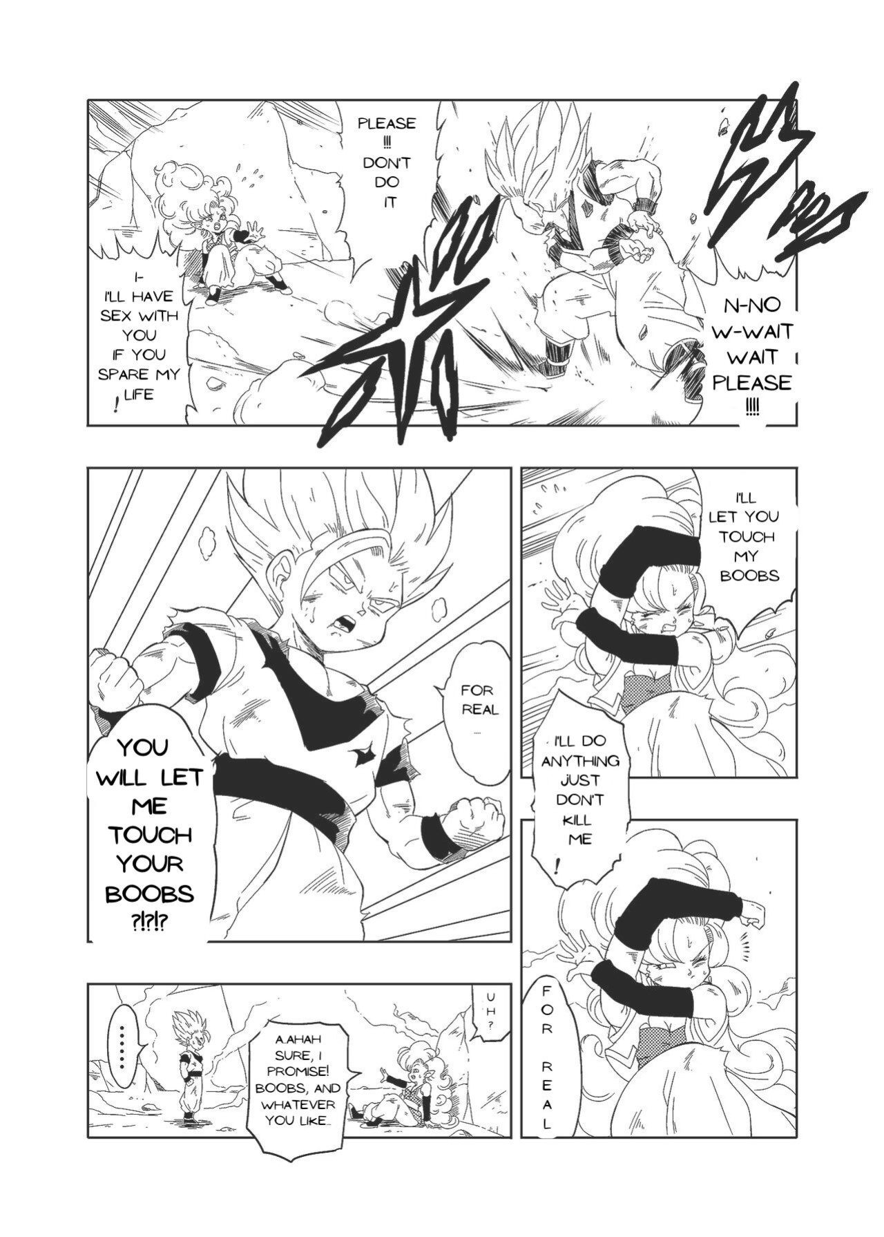 [Old School Academy (Amedama Akihito)] DB-X Zangya x Gohan (Dragon Ball Z)