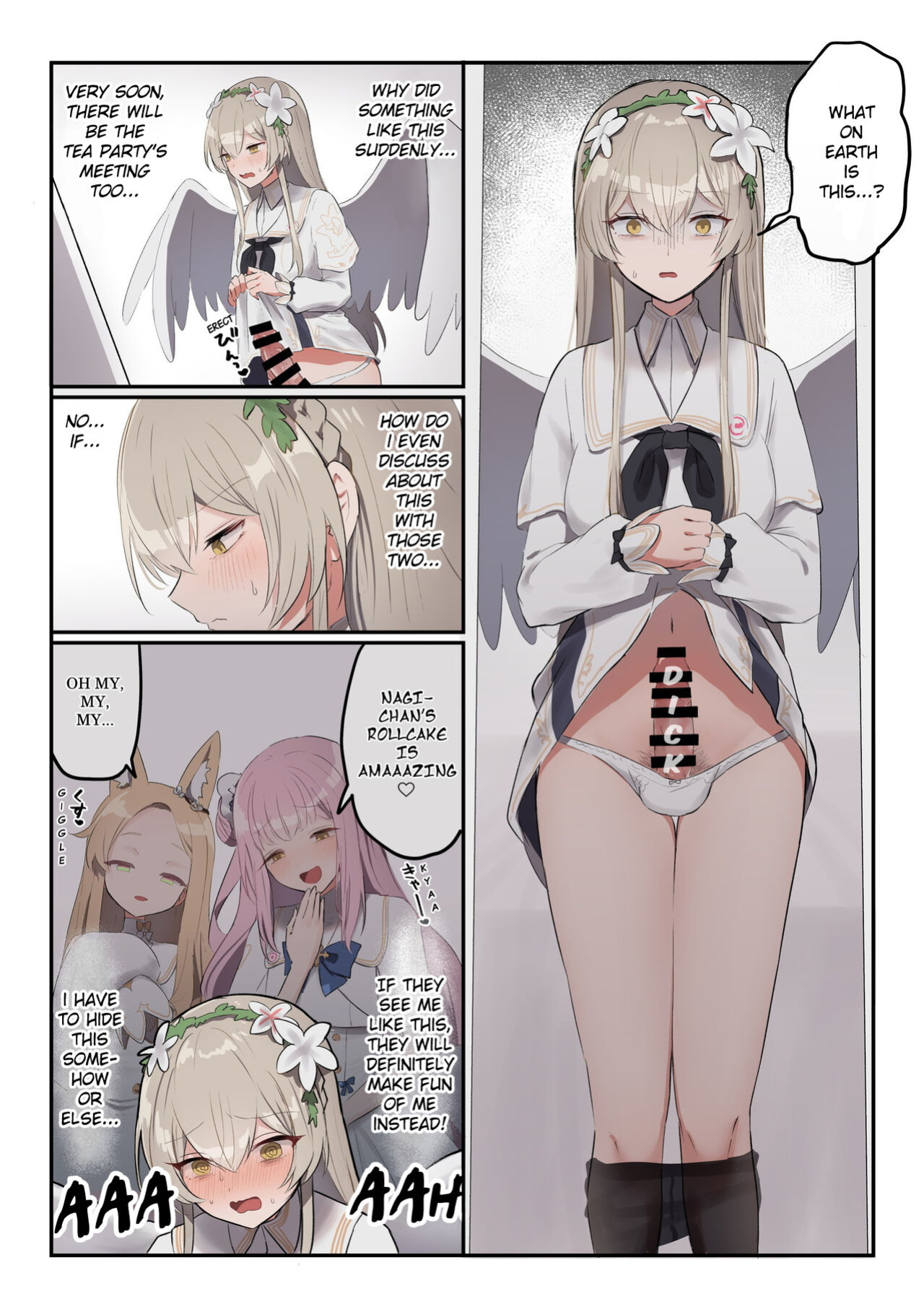 [Muchimo] The Tea Party's Futanari #1 (Blue Archive) [NoelHarkov]