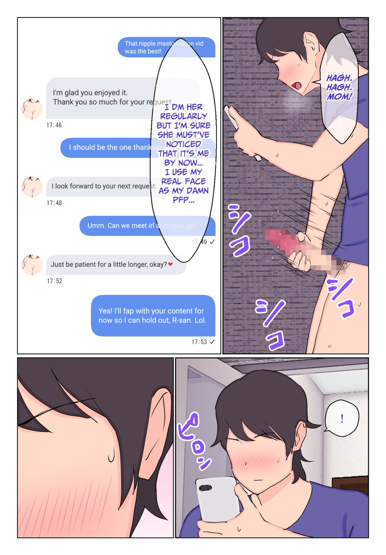 [Oroboy] Uraaka Joshi ga Kaa-chan datta Ken | That Time The Anonymous Nudes Account Turned Out To Be My Mother's