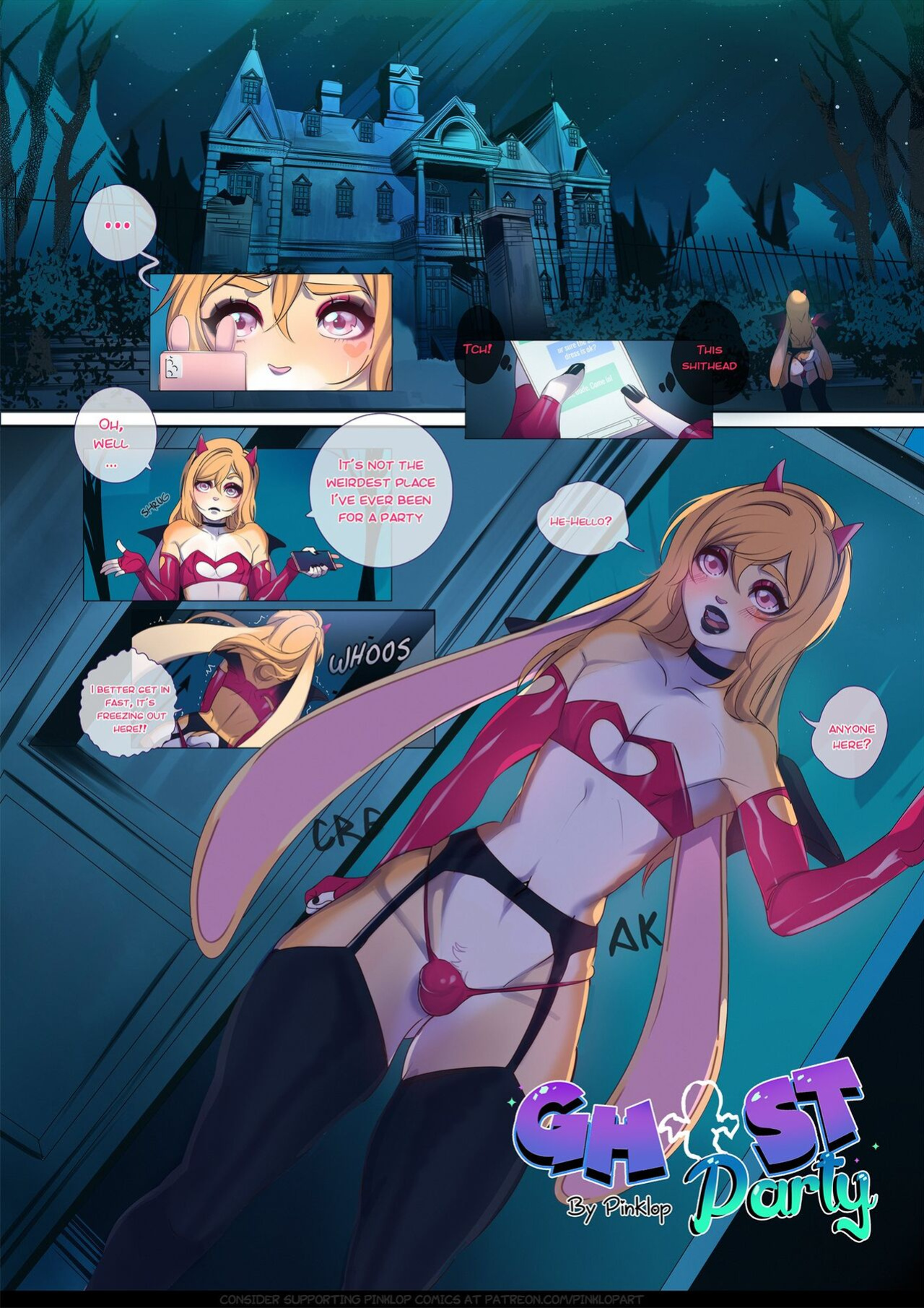 PinkLop - Ghost party - Comic