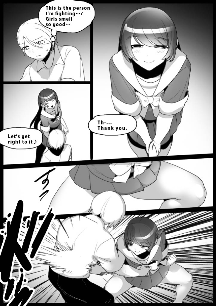 [The Nation of Head Scissors (Toppogi)] Girls Beat! vs Honoka