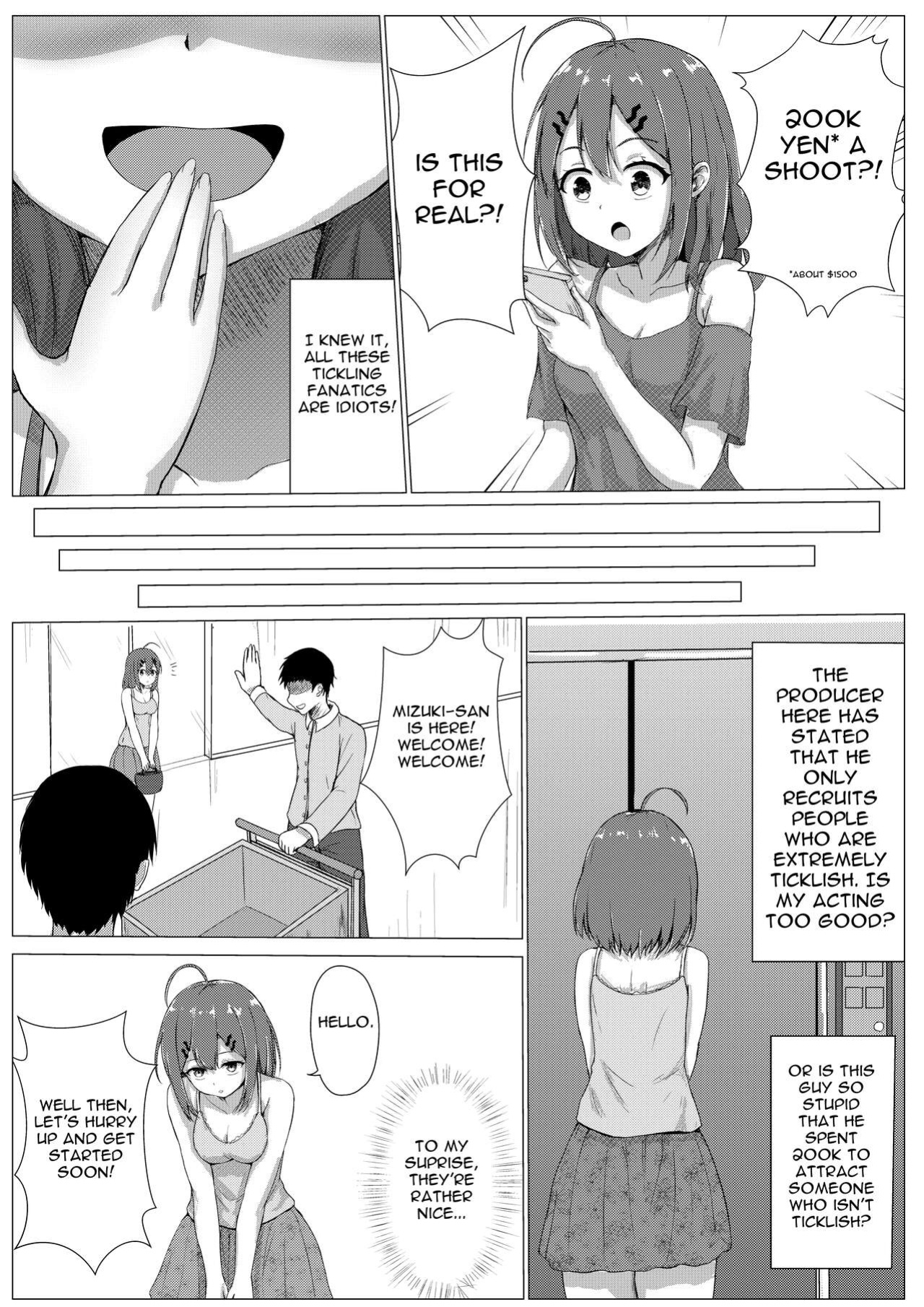 [Nisusu] Tickling Actress's Punishment