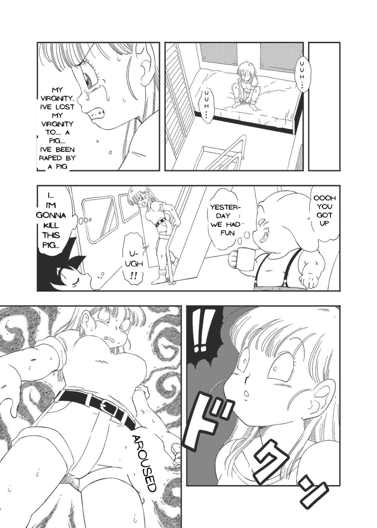 [Old School Academy (Amedama Akihito)] DB-X Oolong x Bulma (Dragon Ball)