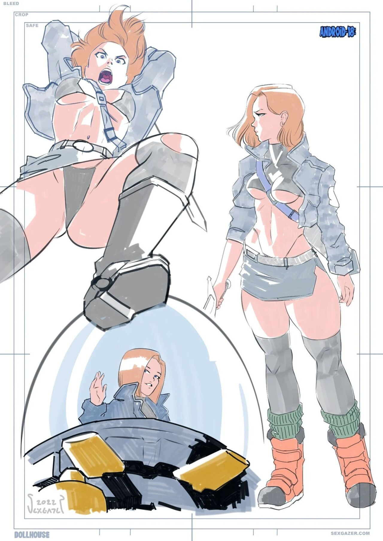 Android 18: Screw-Loose (Dragon Ball Z) [SexGazer]