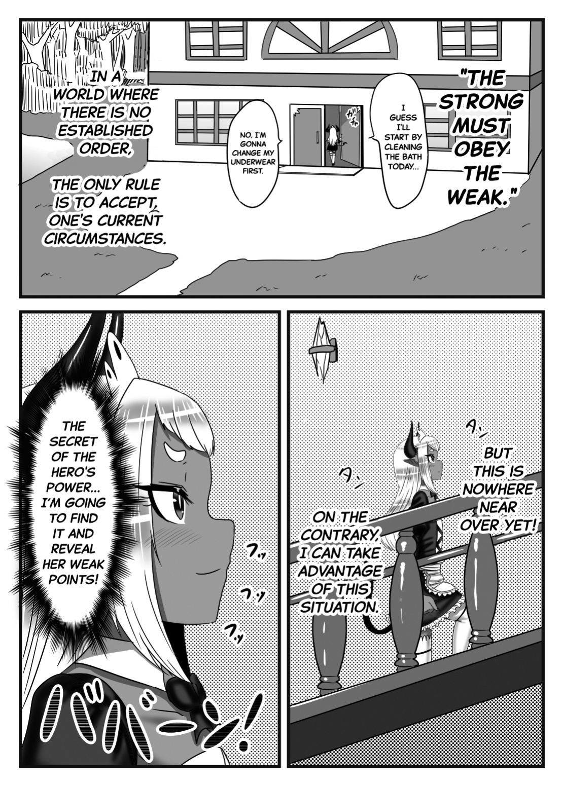 [Nitiniti Sowa (Apacchi)] Futanari Yuusha no Maou Rouraku 2 | The Futanari Hero's Allurement of The Demon Lord 2 [Black Grimoires]