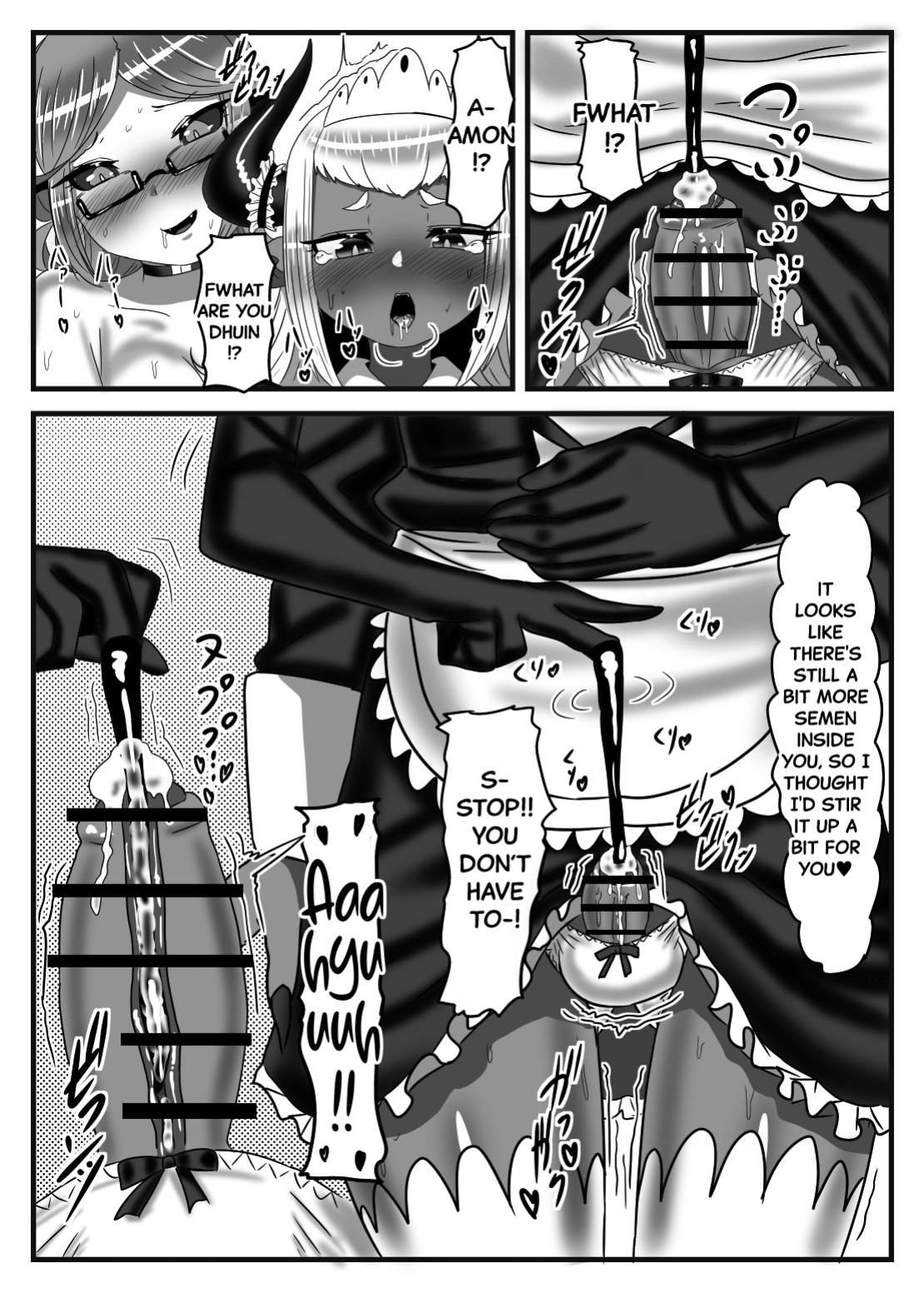 [Nitiniti Sowa (Apacchi)] Futanari Yuusha no Maou Rouraku 2 | The Futanari Hero's Allurement of The Demon Lord 2 [Black Grimoires]