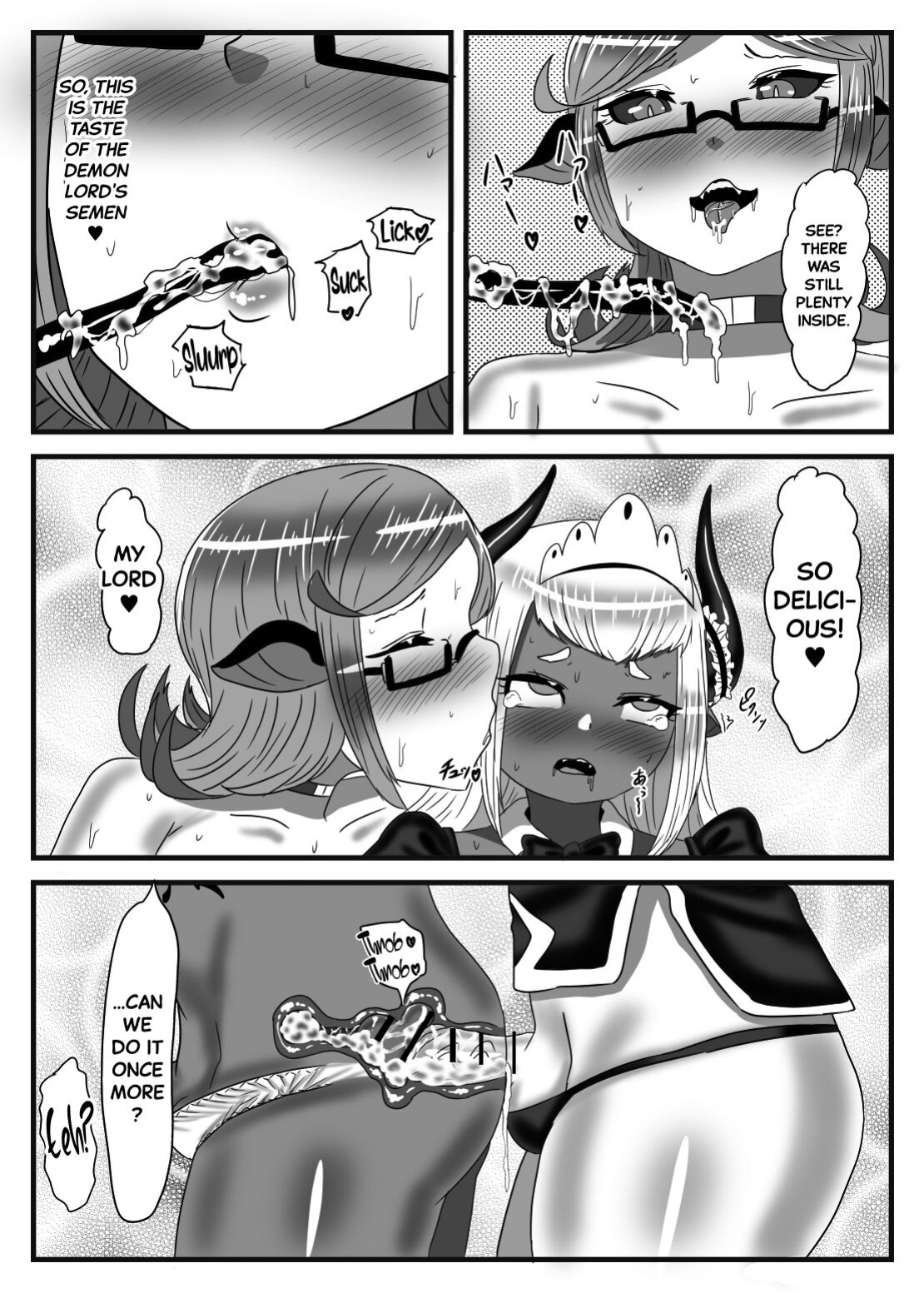 [Nitiniti Sowa (Apacchi)] Futanari Yuusha no Maou Rouraku 2 | The Futanari Hero's Allurement of The Demon Lord 2 [Black Grimoires]