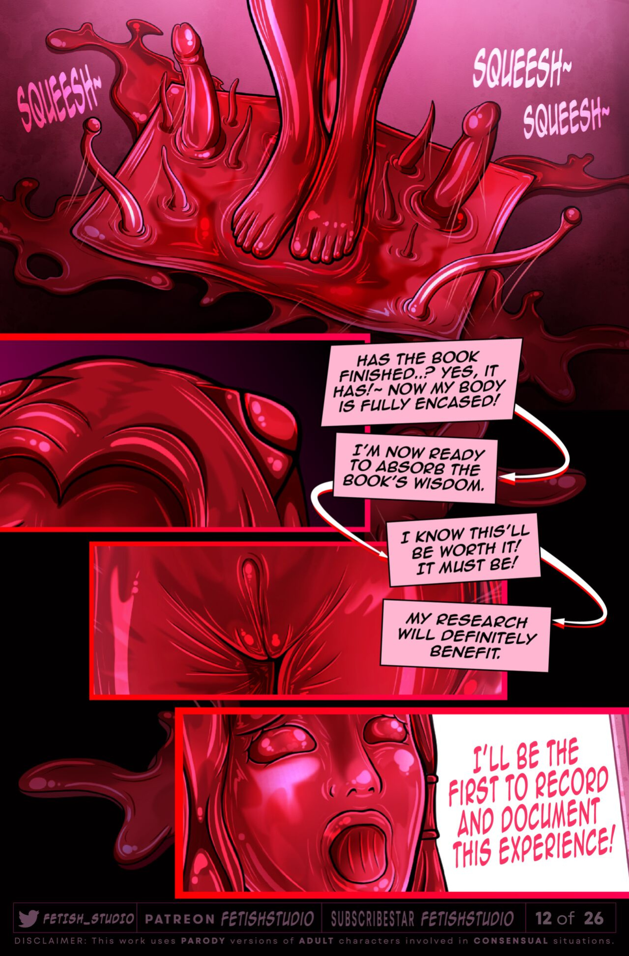 BOOK LATEX ENCASEMENT | Fetish Abyss | Original Story