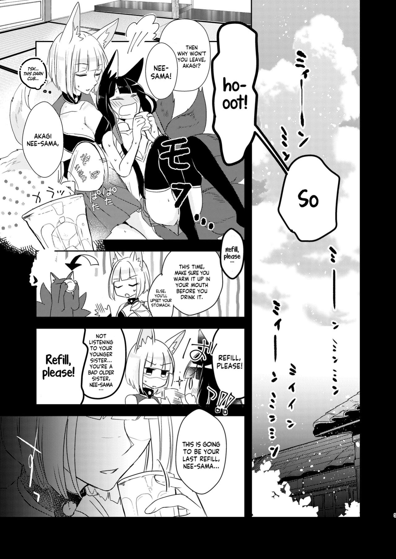 [Yuribatake Bokujou (Kon)] Shitataru kara, Tabete Hoshii. | I want you to eat me because it drips. (Azur Lane) [Usr32]