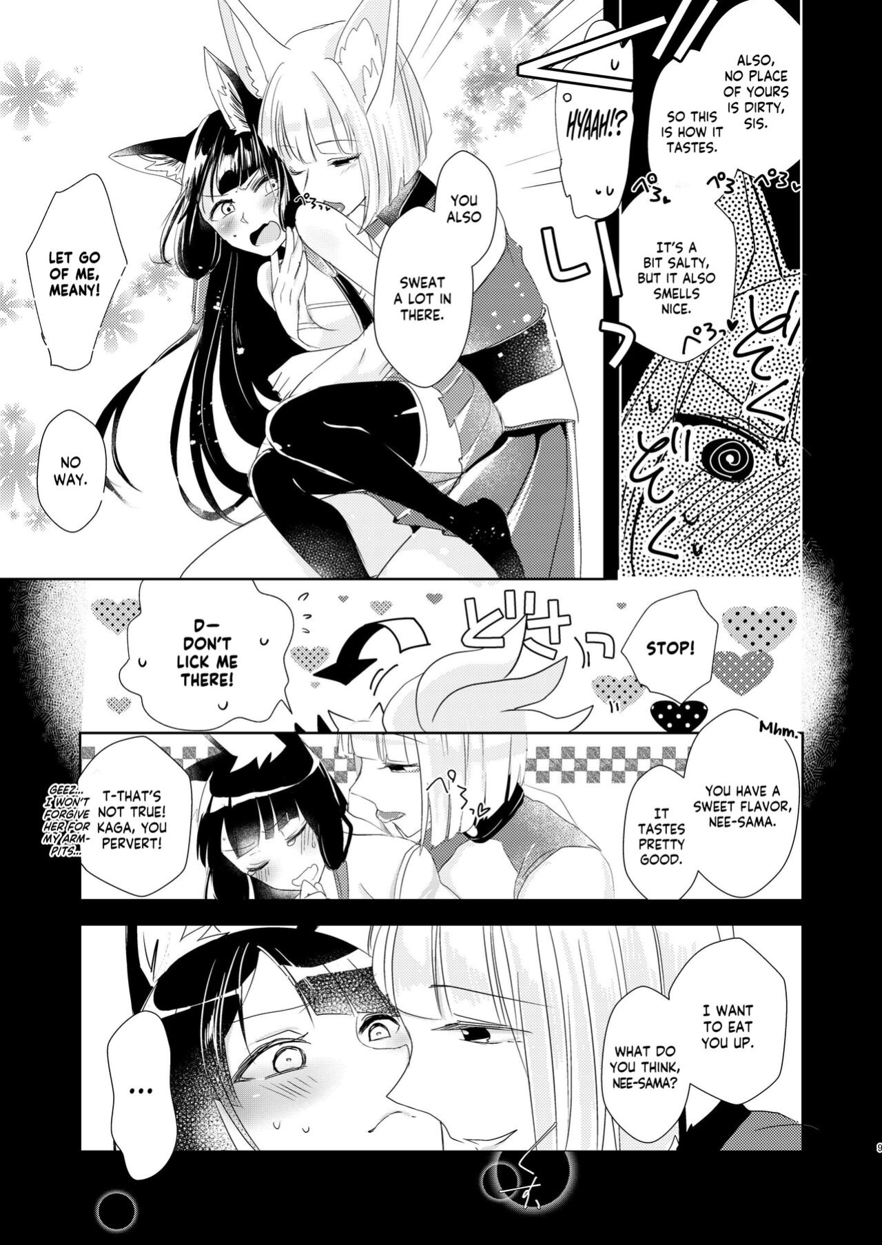 [Yuribatake Bokujou (Kon)] Shitataru kara, Tabete Hoshii. | I want you to eat me because it drips. (Azur Lane) [Usr32]