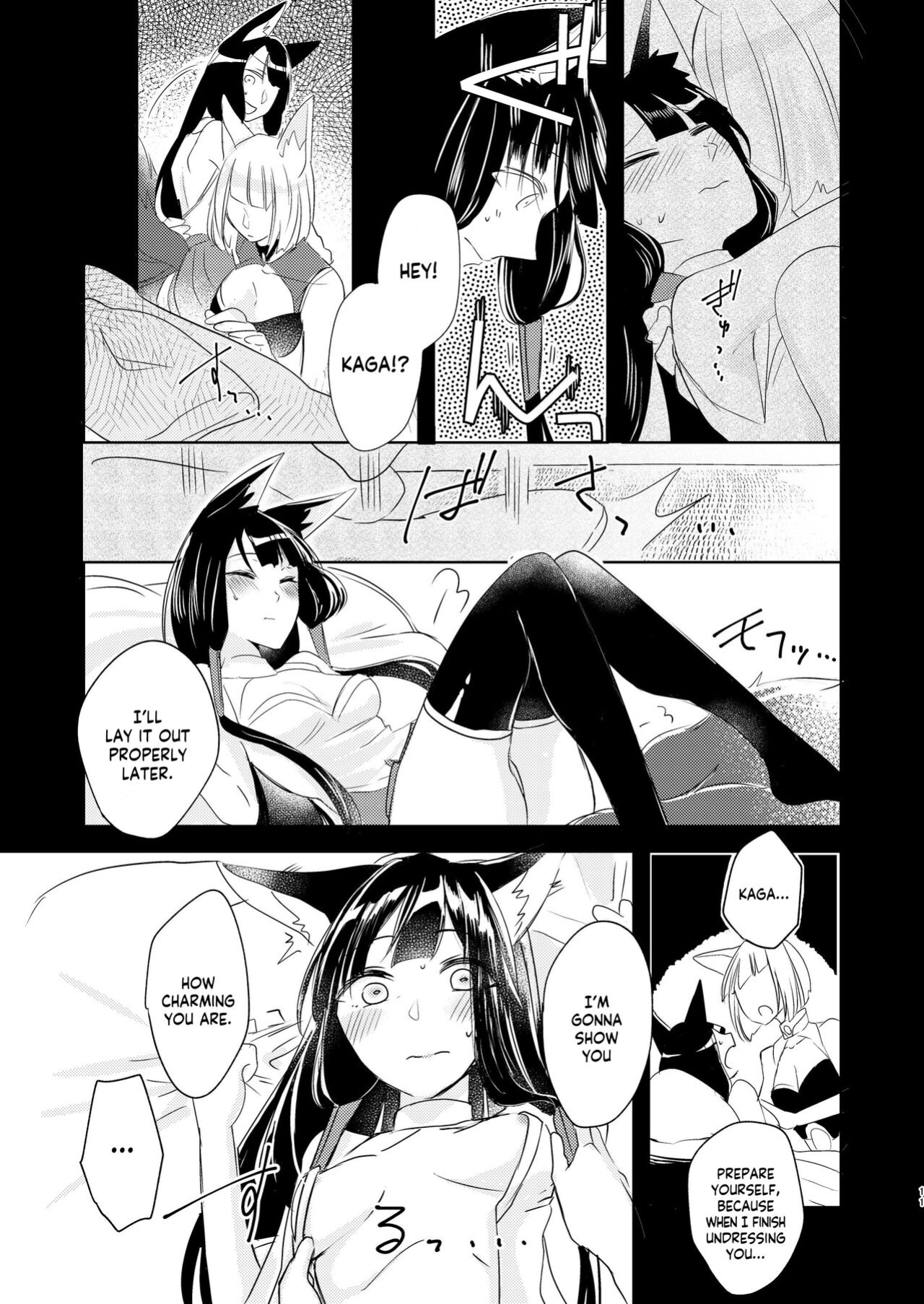 [Yuribatake Bokujou (Kon)] Shitataru kara, Tabete Hoshii. | I want you to eat me because it drips. (Azur Lane) [Usr32]