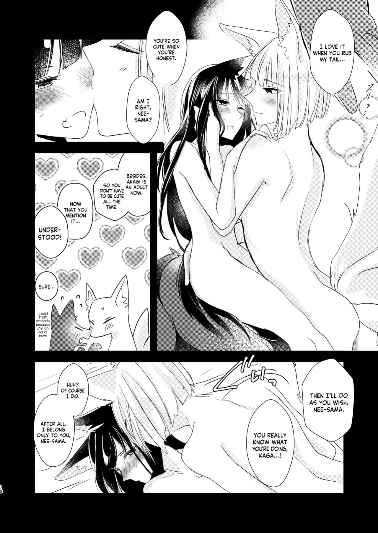 [Yuribatake Bokujou (Kon)] Shitataru kara, Tabete Hoshii. | I want you to eat me because it drips. (Azur Lane) [Usr32]