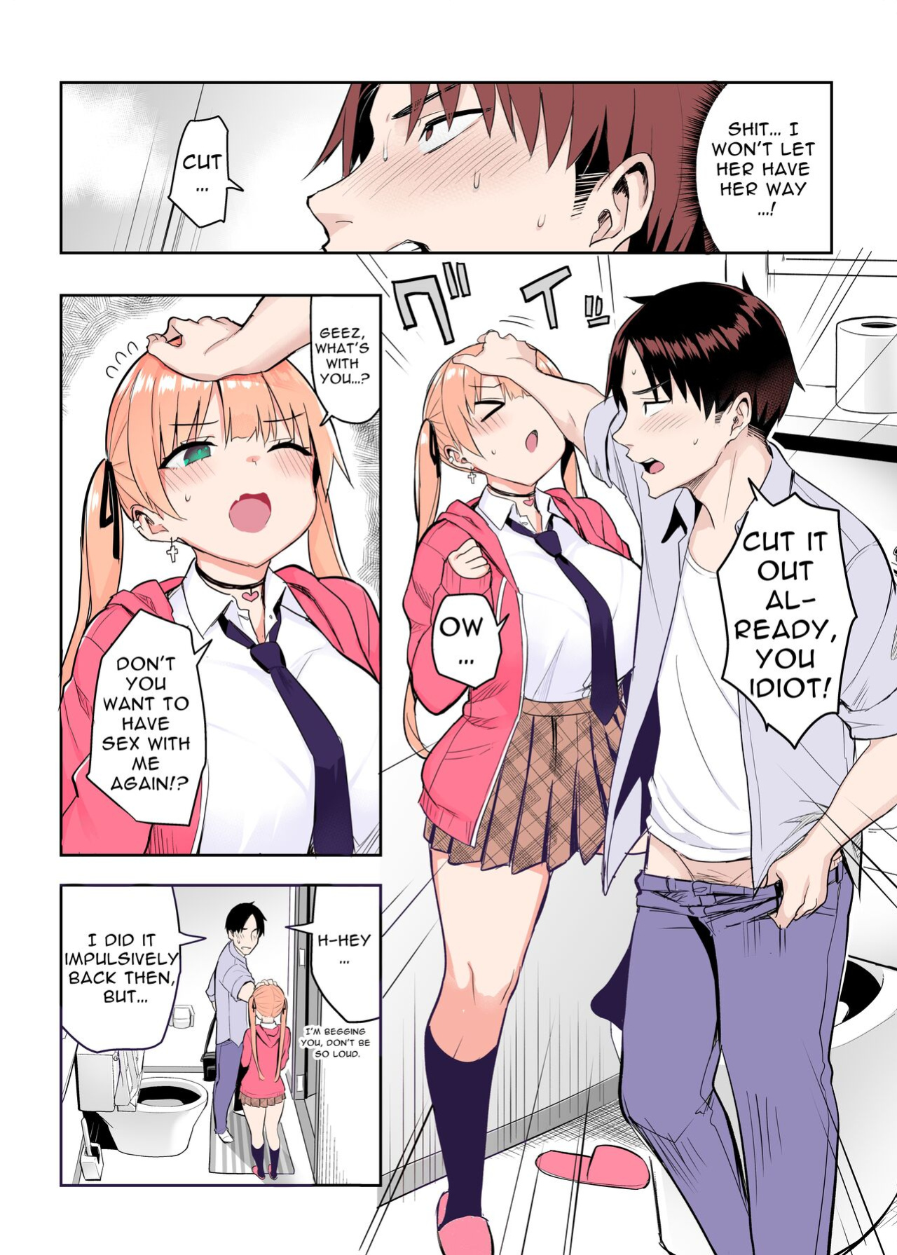 [Ichibocchi (Ichinomiya Yuu)] Moto InCha no Kyonyuu Yariman Imouto ga Erosugite, Onii-chan wa Mou...!! 2 | I Can't Handle My Former Bookworm Little Sister Now That She's a Slut! 2 [Colorized]