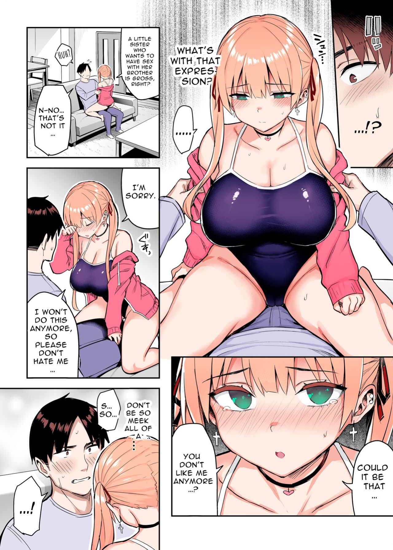[Ichibocchi (Ichinomiya Yuu)] Moto InCha no Kyonyuu Yariman Imouto ga Erosugite, Onii-chan wa Mou...!! 2 | I Can't Handle My Former Bookworm Little Sister Now That She's a Slut! 2 [Colorized]