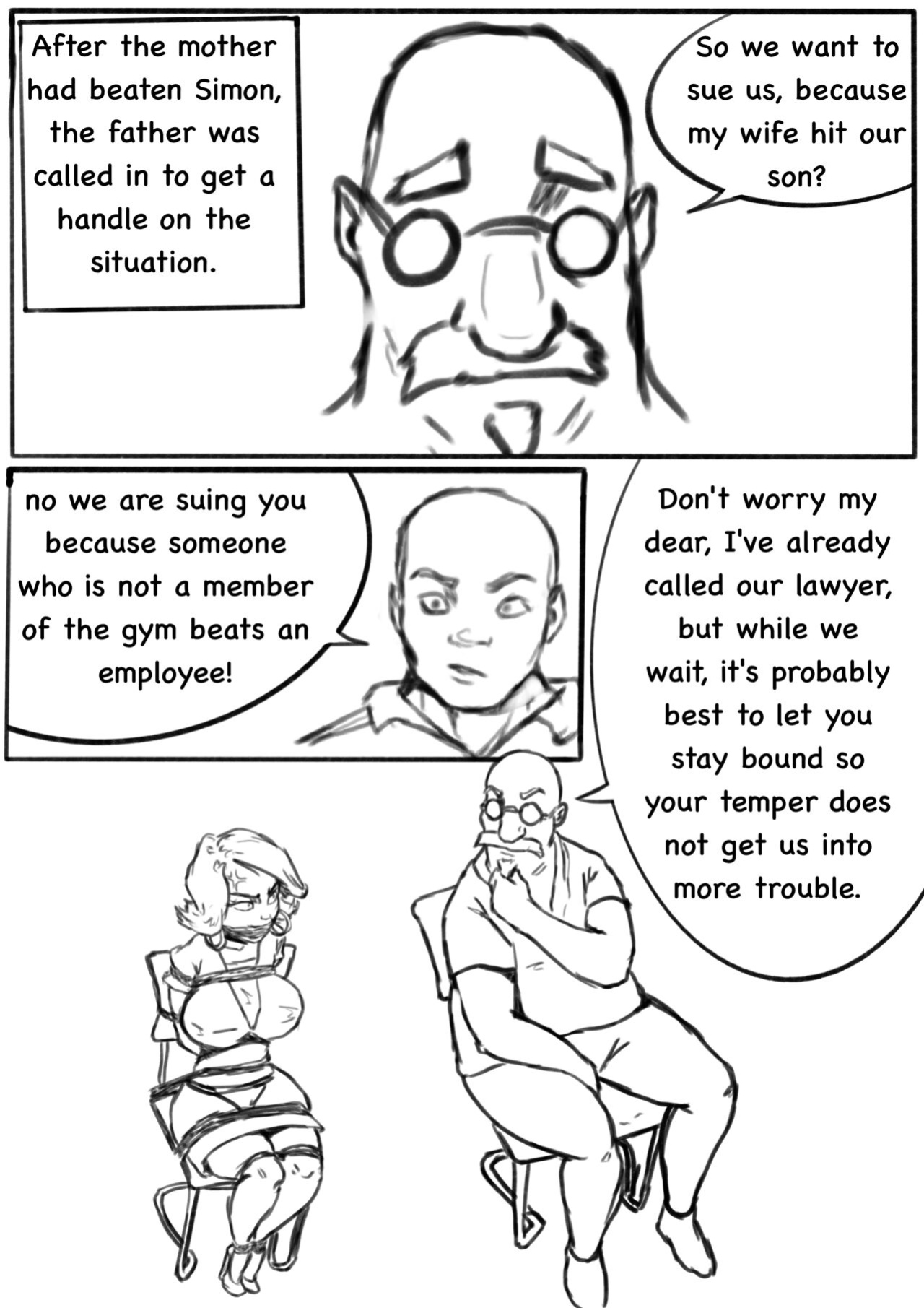 Simon - FCFS story created by Ashifff