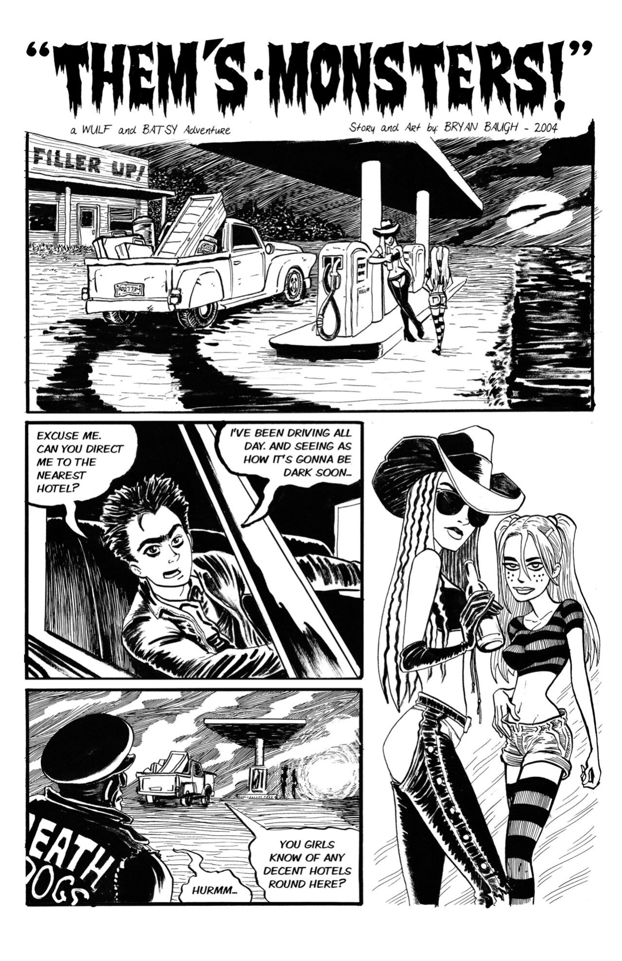 Wulf and Batsy 06 (2008) + Scarifying Tales (2012) by Bryan Baugh (Writer & Artist)