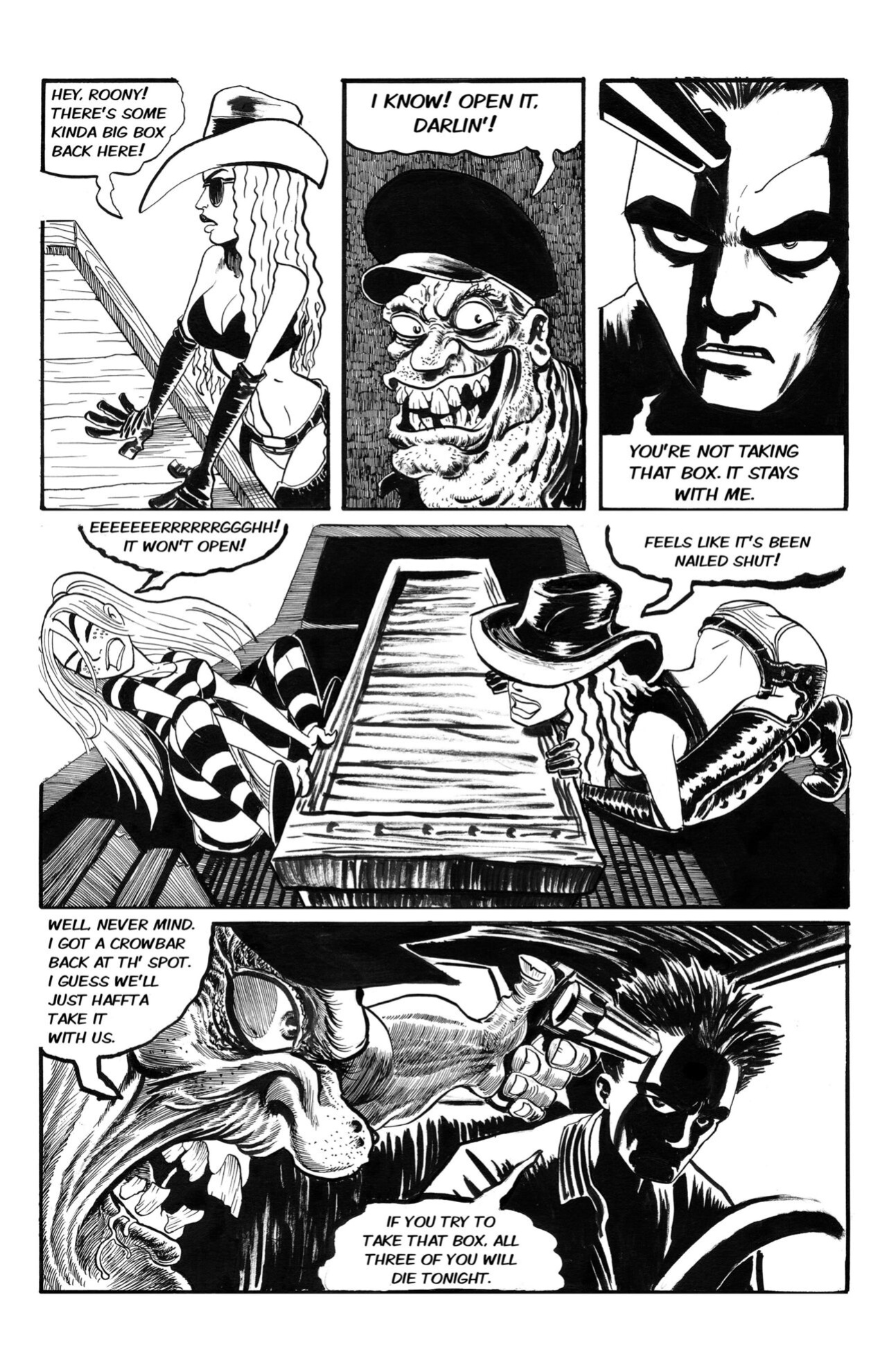 Wulf and Batsy 06 (2008) + Scarifying Tales (2012) by Bryan Baugh (Writer & Artist)