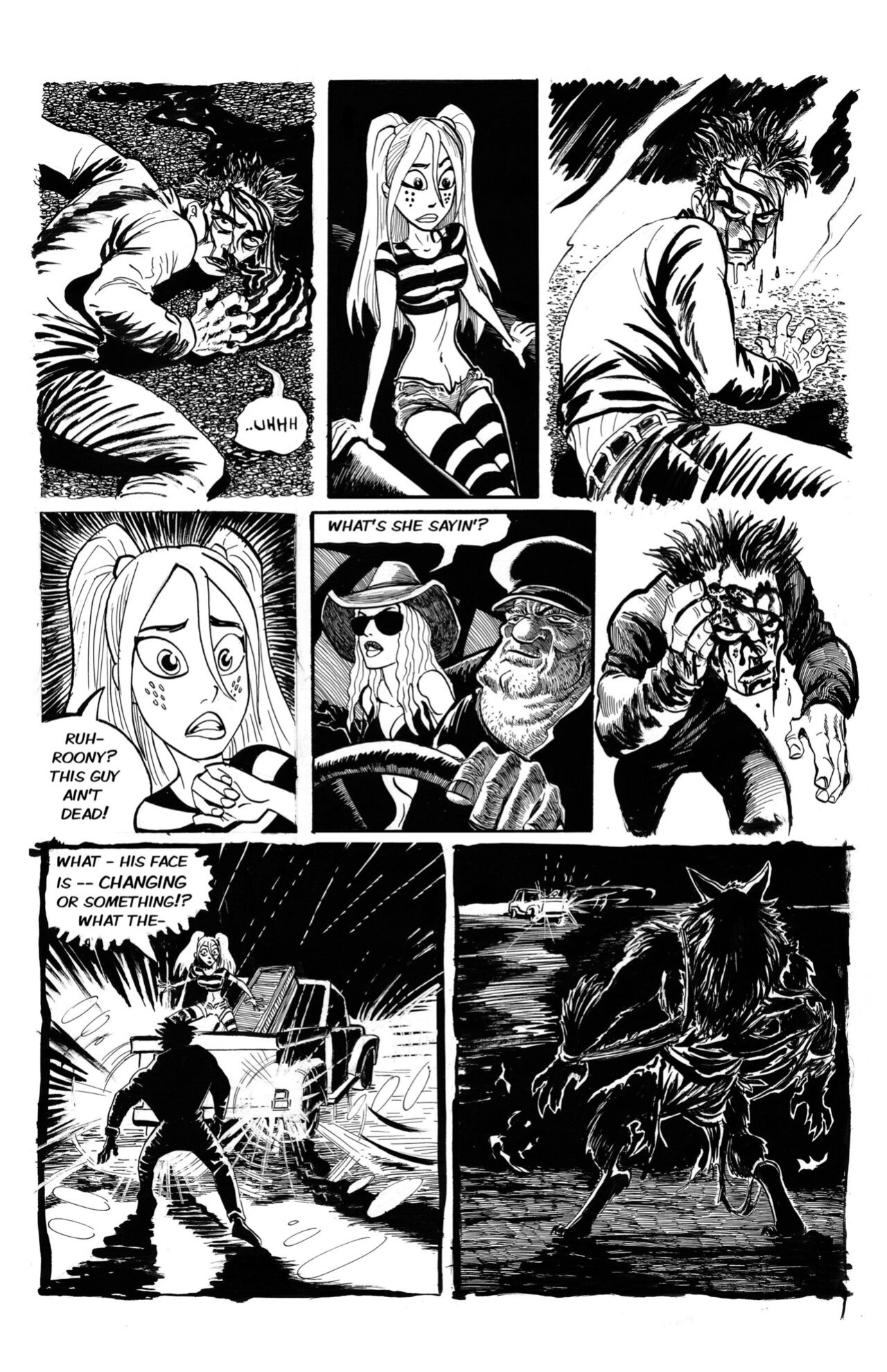 Wulf and Batsy 06 (2008) + Scarifying Tales (2012) by Bryan Baugh (Writer & Artist)