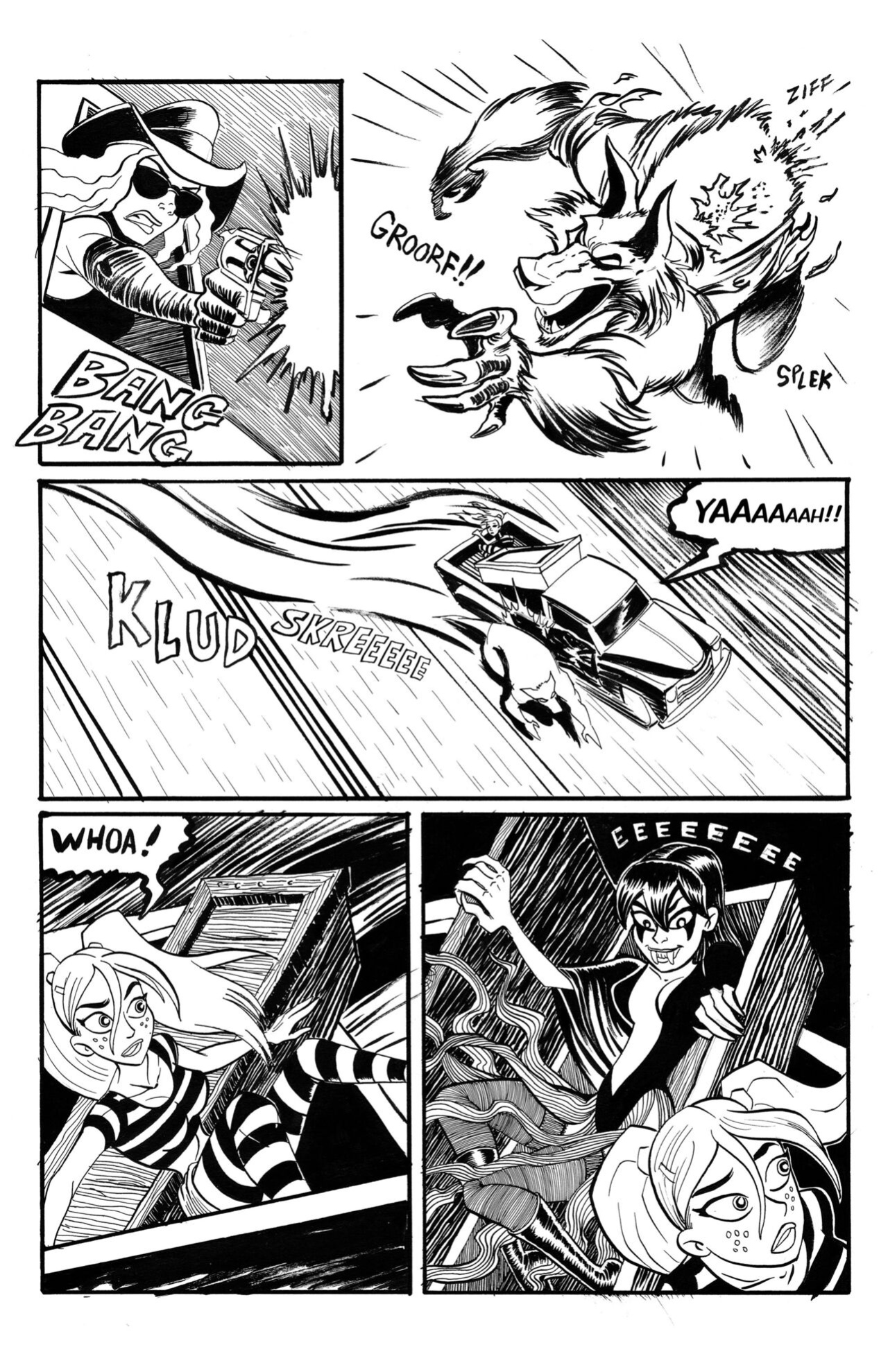 Wulf and Batsy 06 (2008) + Scarifying Tales (2012) by Bryan Baugh (Writer & Artist)
