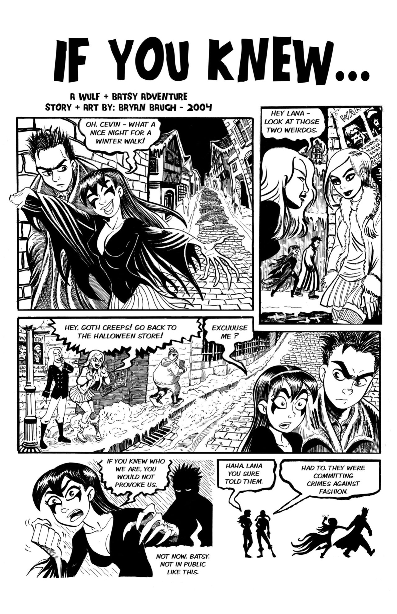 Wulf and Batsy 06 (2008) + Scarifying Tales (2012) by Bryan Baugh (Writer & Artist)