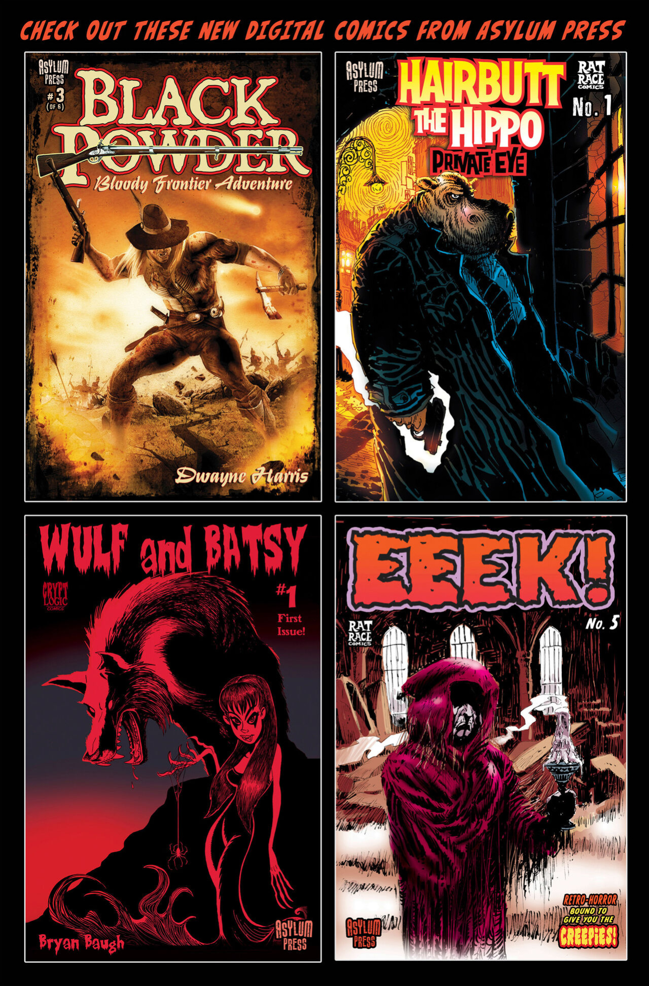 Wulf and Batsy 06 (2008) + Scarifying Tales (2012) by Bryan Baugh (Writer & Artist)