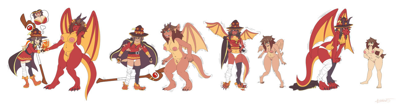 [AshWolves5] Konosuba Dragons