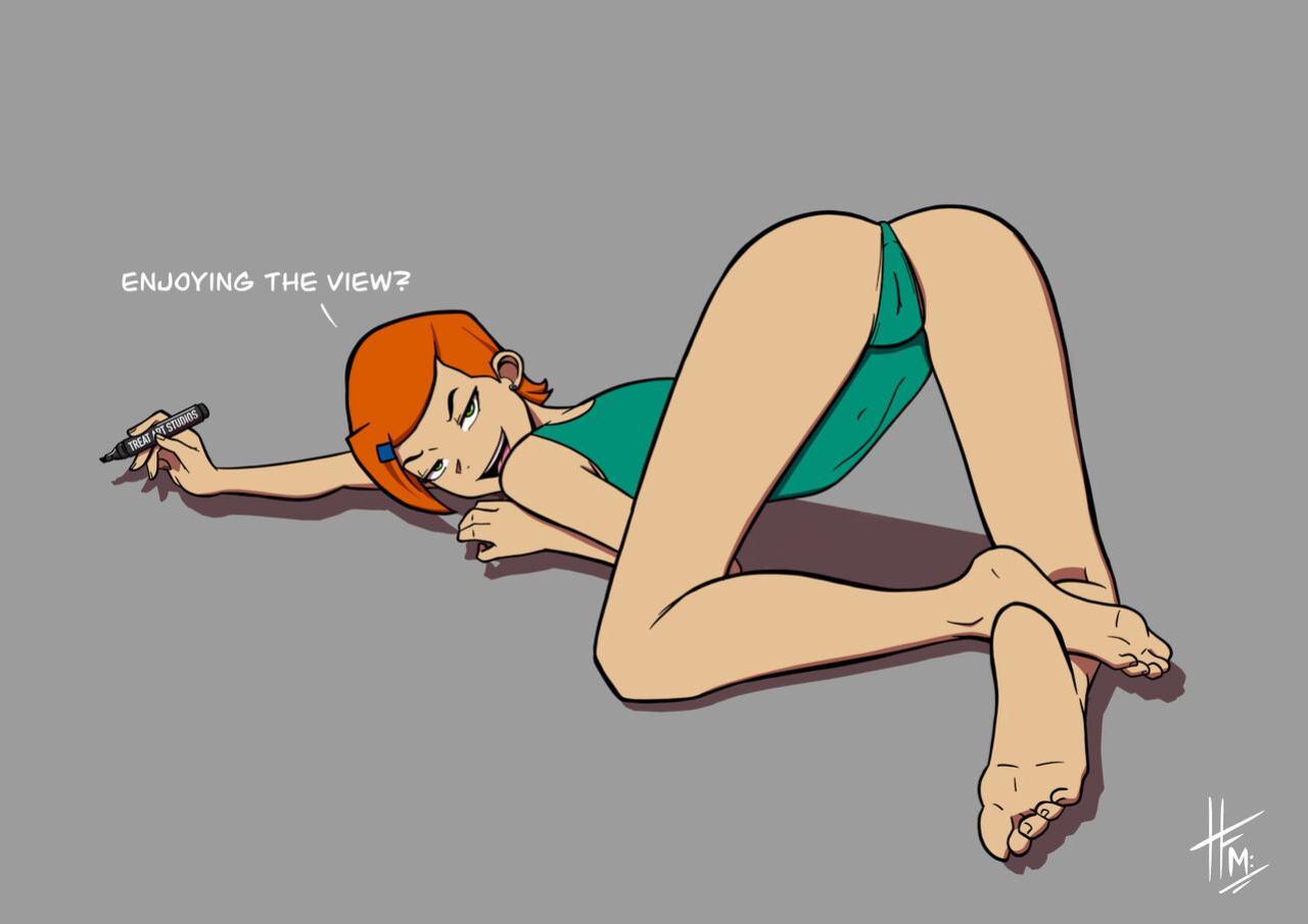 [TreatArtStudios (HFM)] Simping for Gwen (Ben 10)