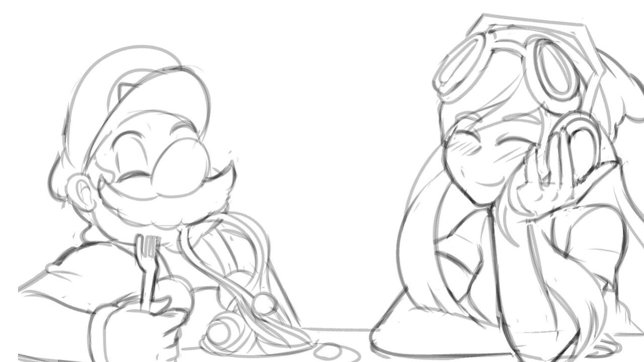 (Dodo-Bot) Meggy and Goof Mario [SMG4]