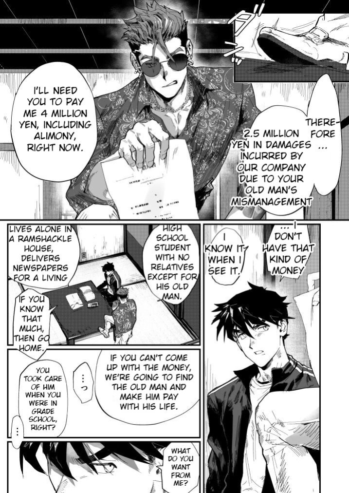 [Pacoz (Kamoshika Ryo, Kantama)] Bitch na Yakuza-san wa DT ga Osuki!! | Yakuza-san Likes It!!