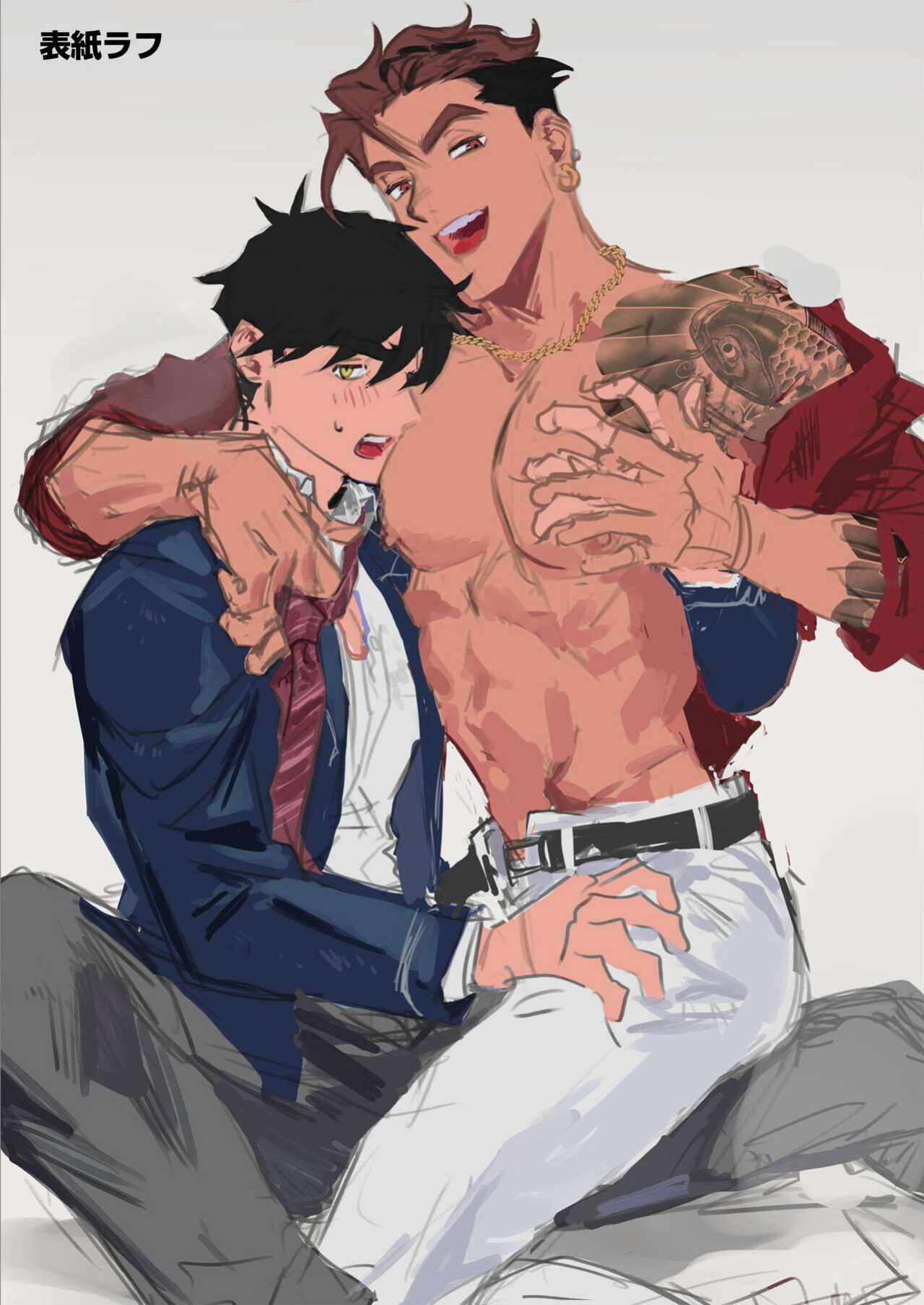 [Pacoz (Kamoshika Ryo, Kantama)] Bitch na Yakuza-san wa DT ga Osuki!! | Yakuza-san Likes It!!