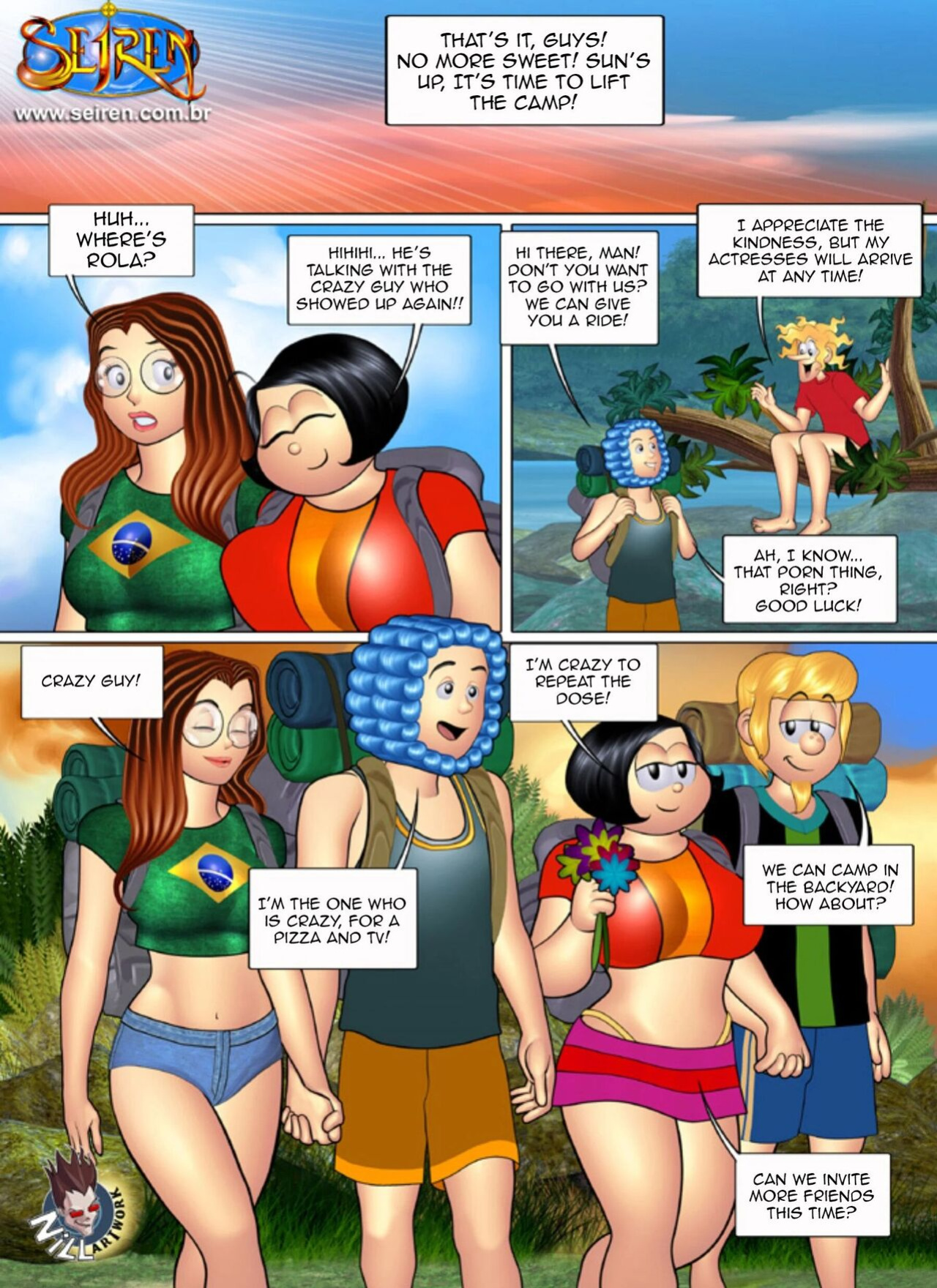 [Seiren (Nill)] A Tchurma da Tiina em Vamos Acampar | Let's Go Camping (Monica's Gang)