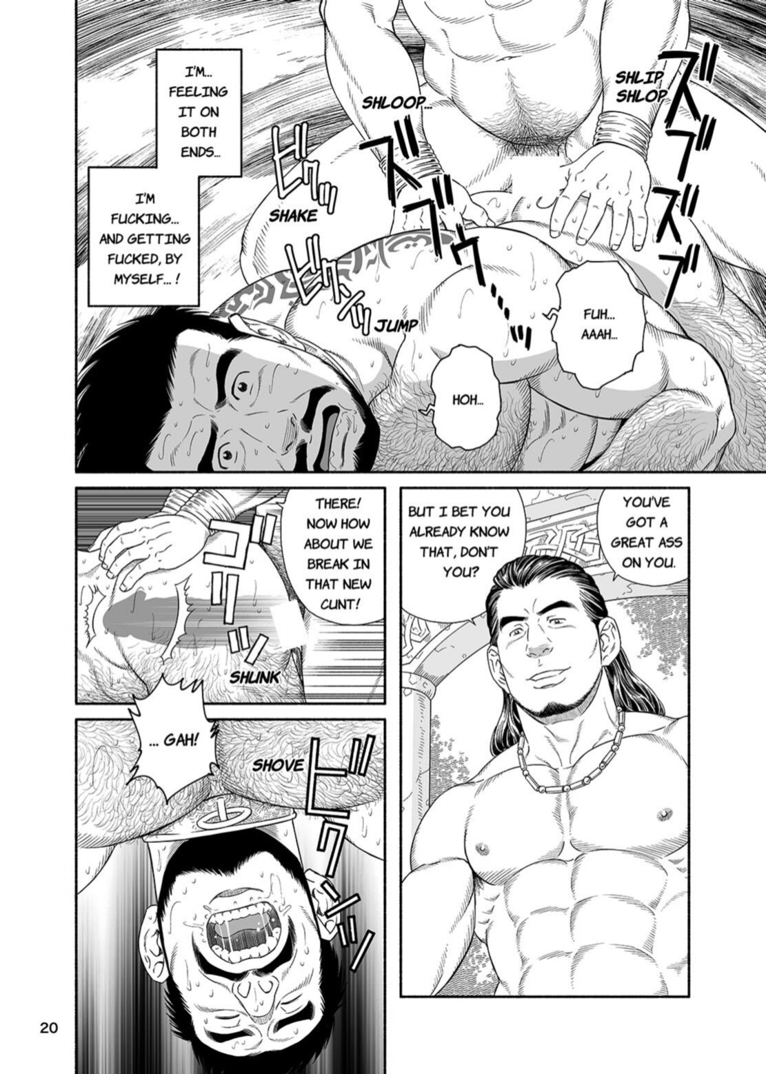 [Bear's Cave (Tagame Gengoroh)] Jubaku no Seiyatsu Noroiteki Kuchi Kou Choukyou Roku - Khoz, The Spellbound Slave Magical Oral and Anal Training