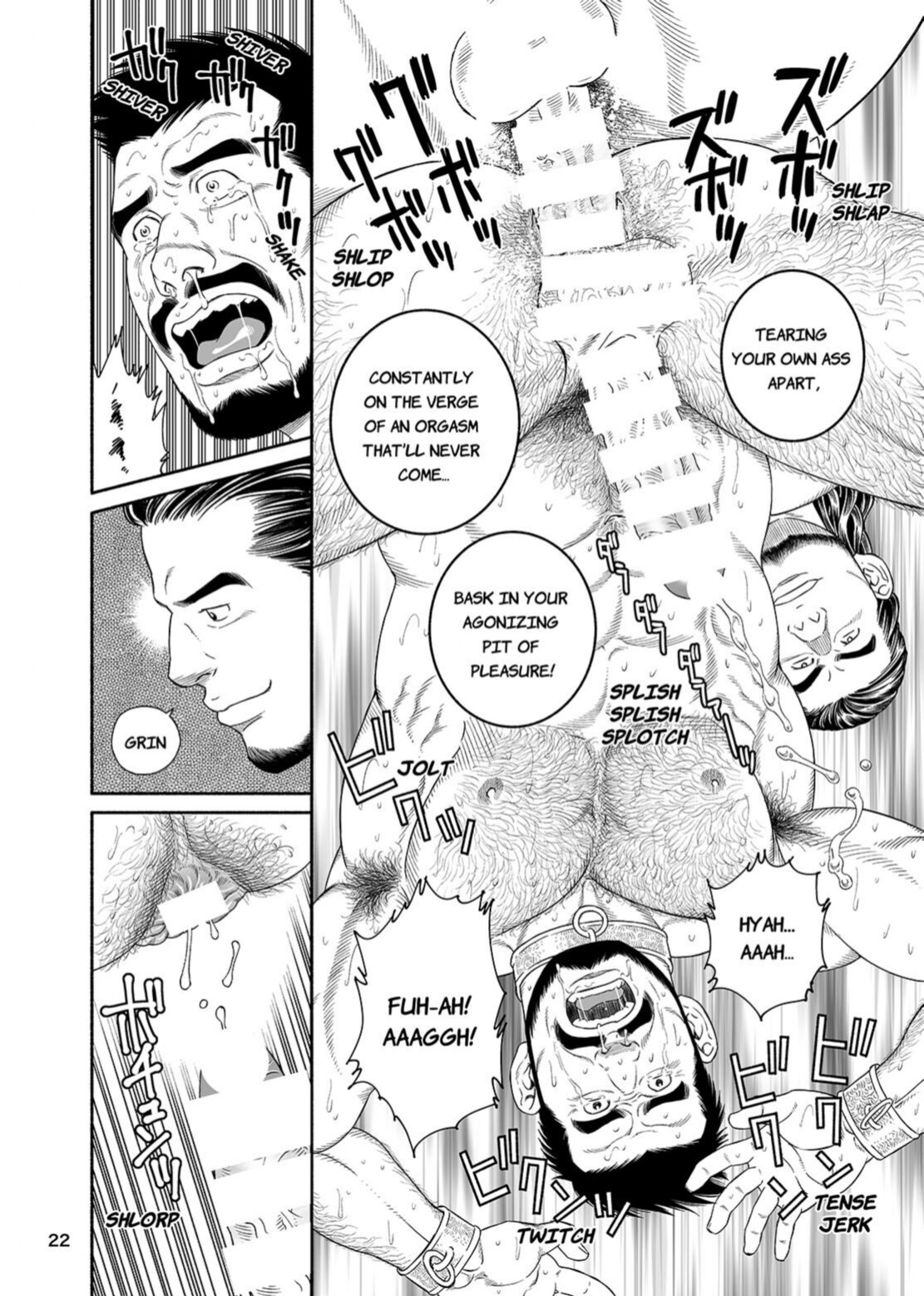 [Bear's Cave (Tagame Gengoroh)] Jubaku no Seiyatsu Noroiteki Kuchi Kou Choukyou Roku - Khoz, The Spellbound Slave Magical Oral and Anal Training