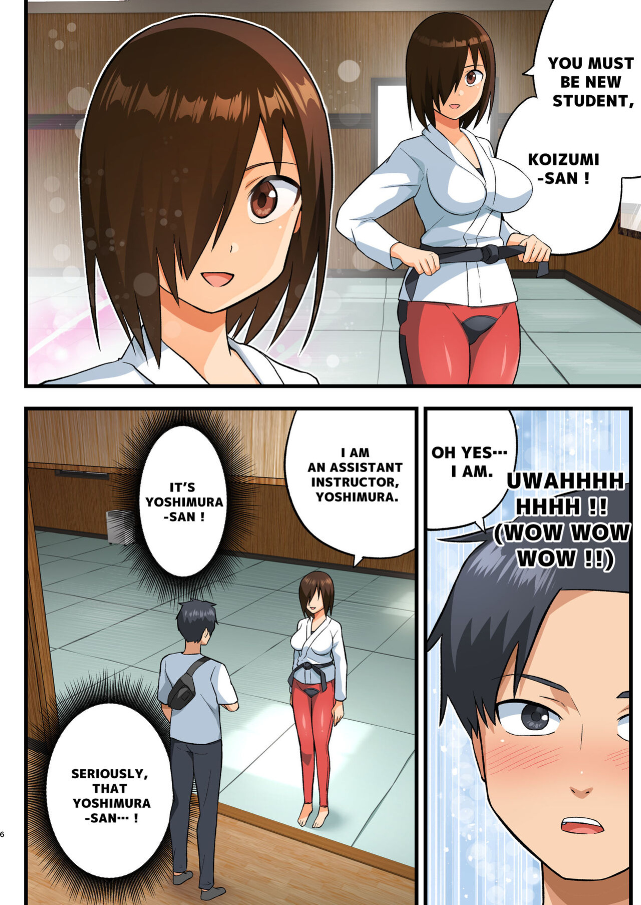 [OTOREKO (Toilet Komoru)] Tatakae! Yoshimura-san! 1 ~Otoko wa Full Bokki Oazuke NTR~ - FIGHT! YOSHIMURA-SAN! 1 - man with full erection on hold