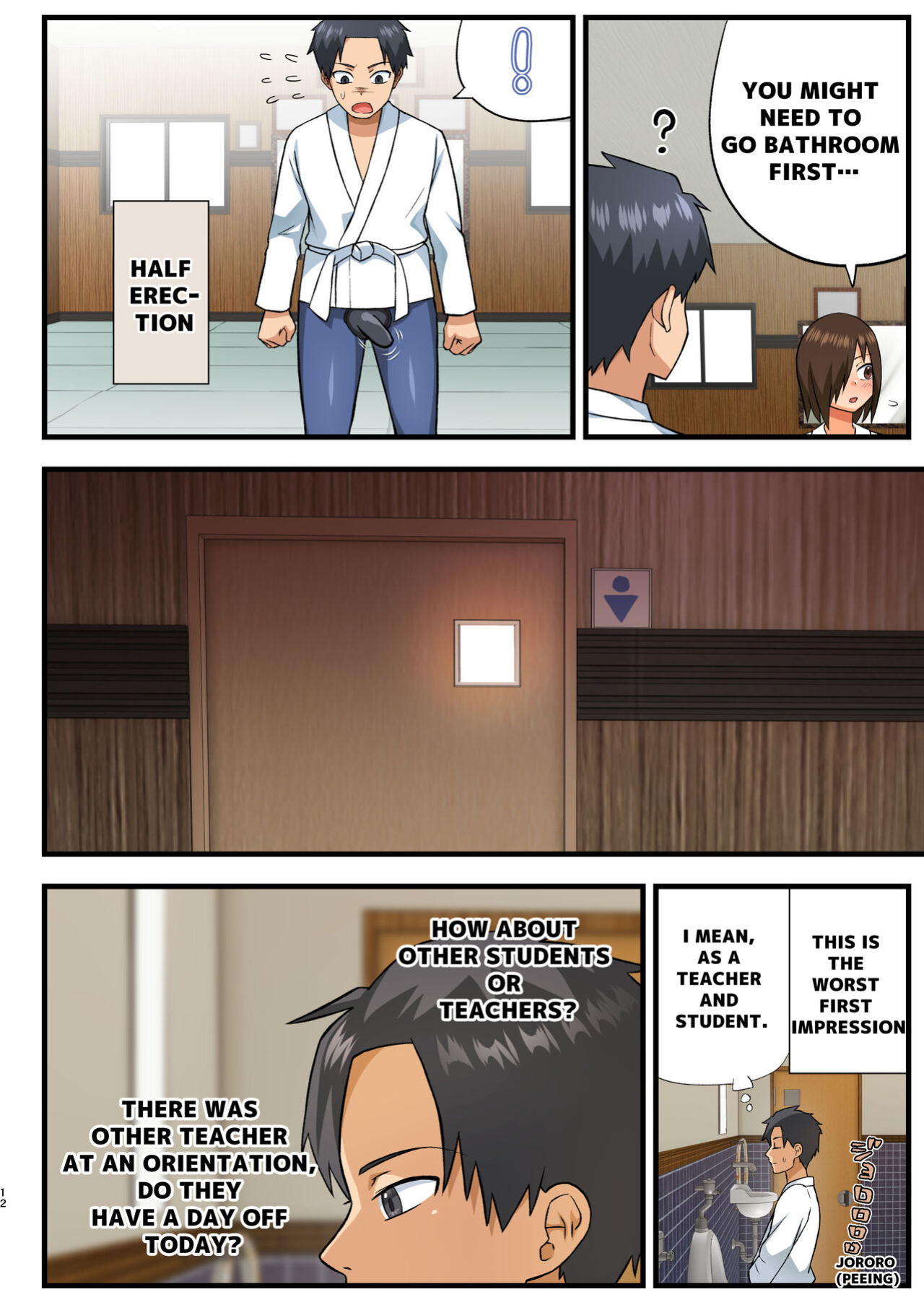 [OTOREKO (Toilet Komoru)] Tatakae! Yoshimura-san! 1 ~Otoko wa Full Bokki Oazuke NTR~ - FIGHT! YOSHIMURA-SAN! 1 - man with full erection on hold