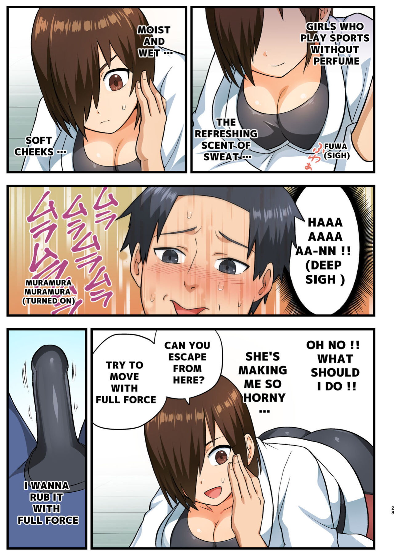 [OTOREKO (Toilet Komoru)] Tatakae! Yoshimura-san! 1 ~Otoko wa Full Bokki Oazuke NTR~ - FIGHT! YOSHIMURA-SAN! 1 - man with full erection on hold