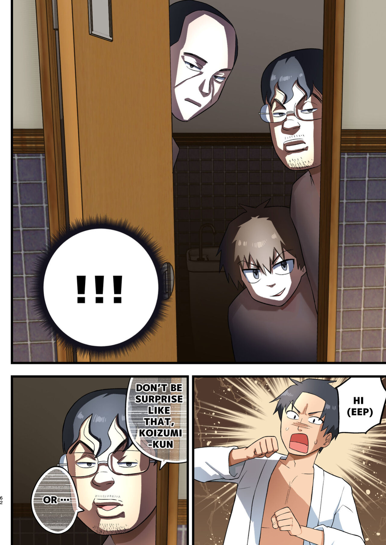 [OTOREKO (Toilet Komoru)] Tatakae! Yoshimura-san! 1 ~Otoko wa Full Bokki Oazuke NTR~ - FIGHT! YOSHIMURA-SAN! 1 - man with full erection on hold