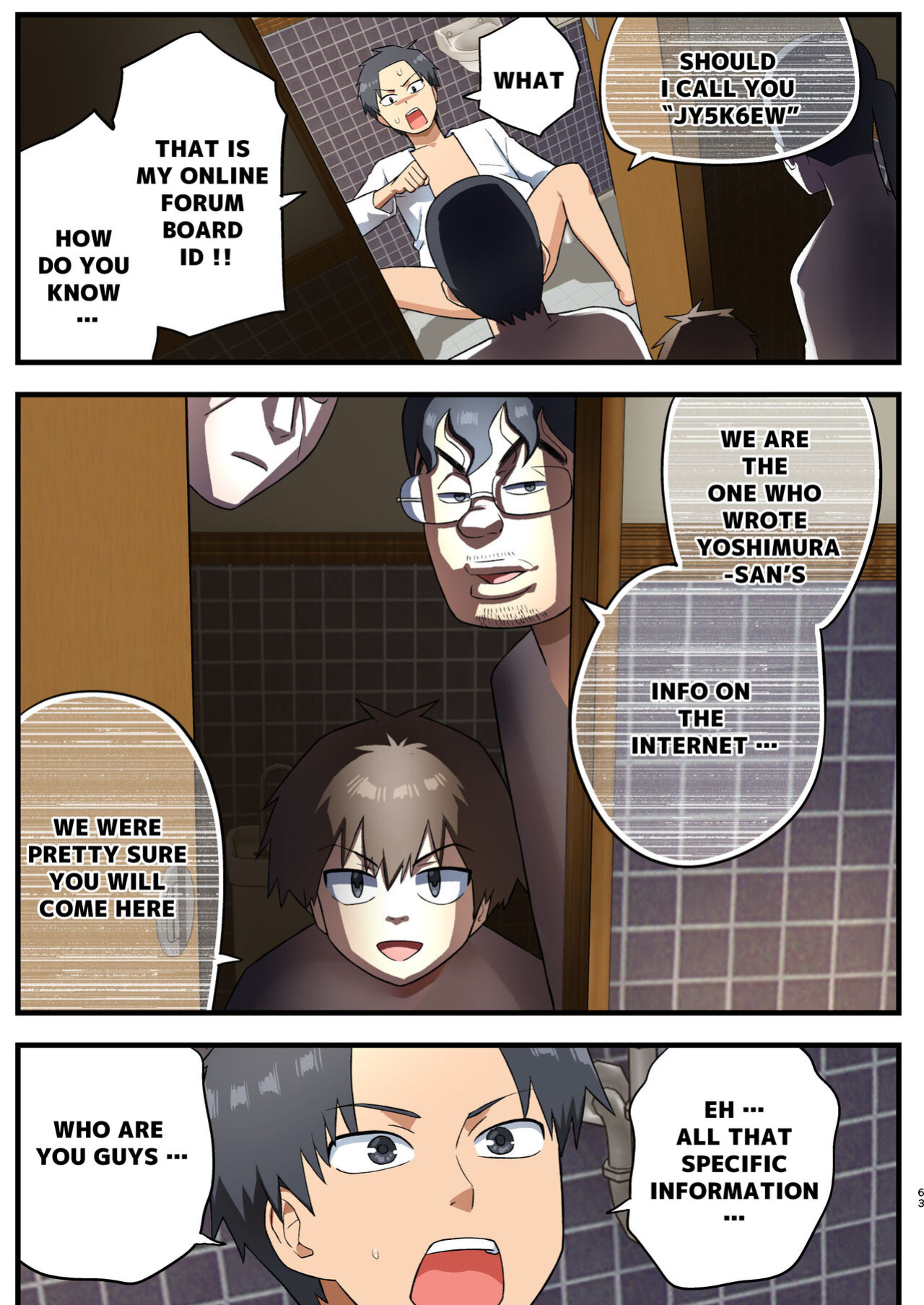 [OTOREKO (Toilet Komoru)] Tatakae! Yoshimura-san! 1 ~Otoko wa Full Bokki Oazuke NTR~ - FIGHT! YOSHIMURA-SAN! 1 - man with full erection on hold