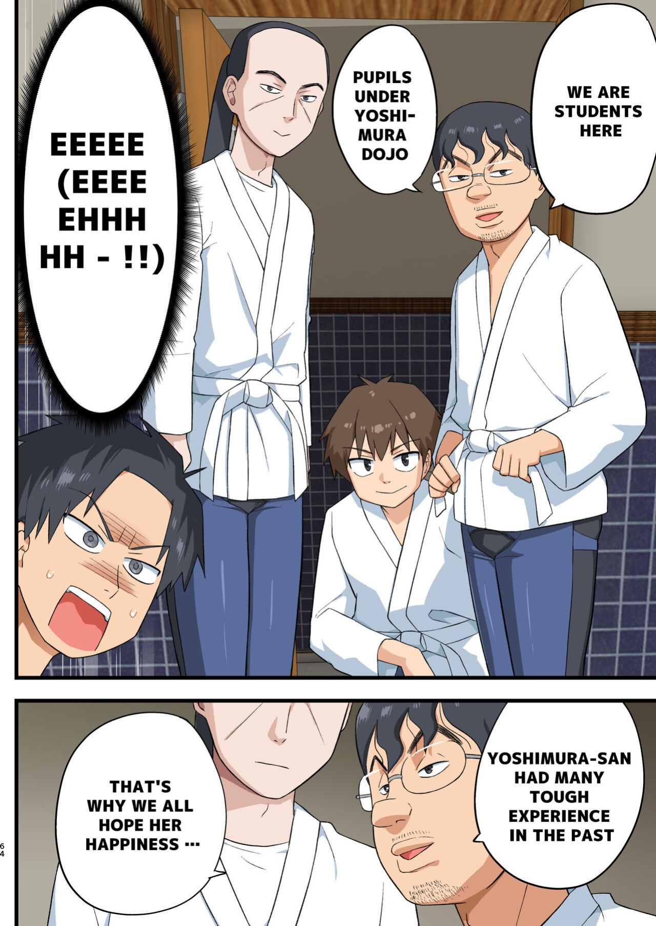 [OTOREKO (Toilet Komoru)] Tatakae! Yoshimura-san! 1 ~Otoko wa Full Bokki Oazuke NTR~ - FIGHT! YOSHIMURA-SAN! 1 - man with full erection on hold