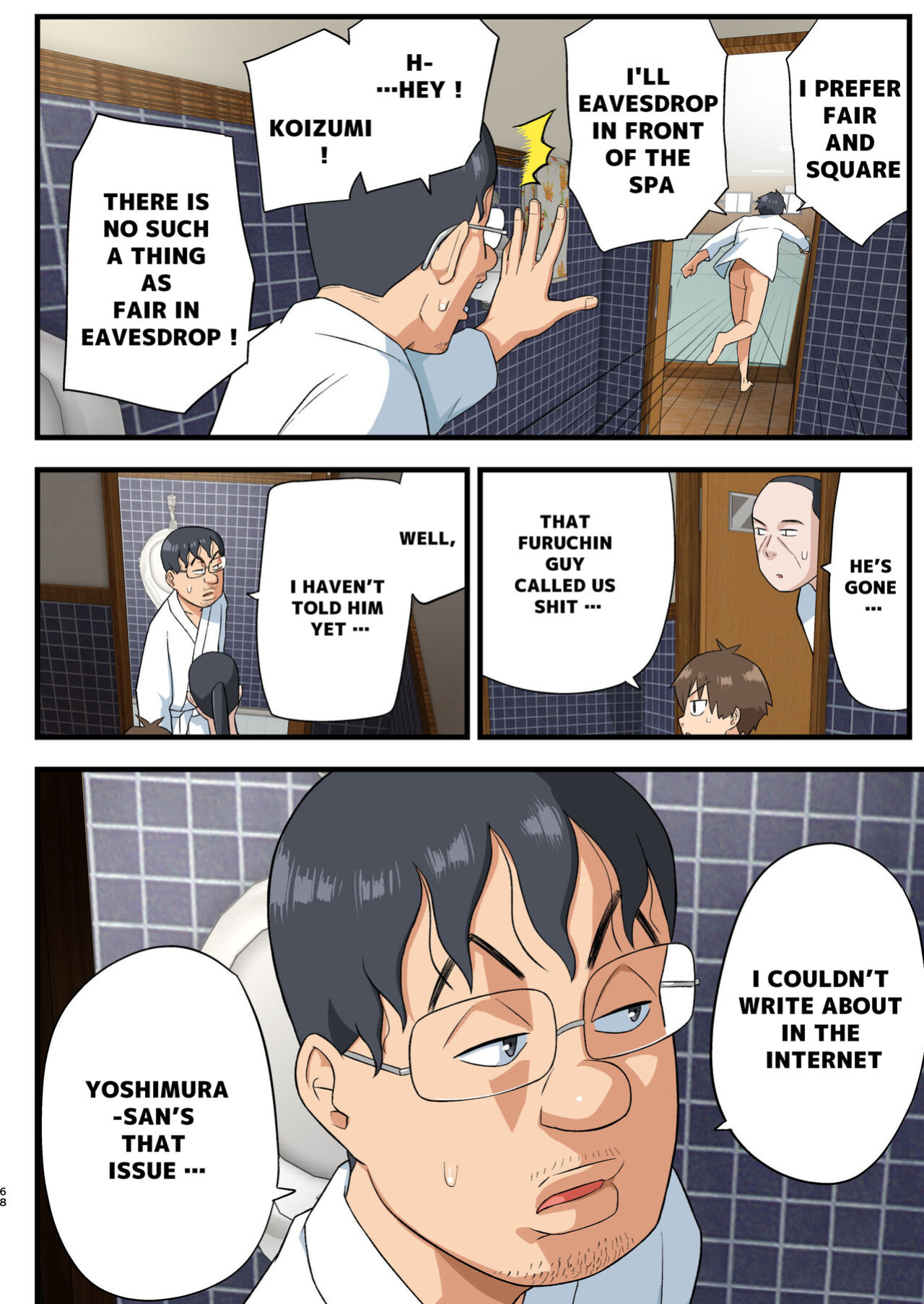 [OTOREKO (Toilet Komoru)] Tatakae! Yoshimura-san! 1 ~Otoko wa Full Bokki Oazuke NTR~ - FIGHT! YOSHIMURA-SAN! 1 - man with full erection on hold