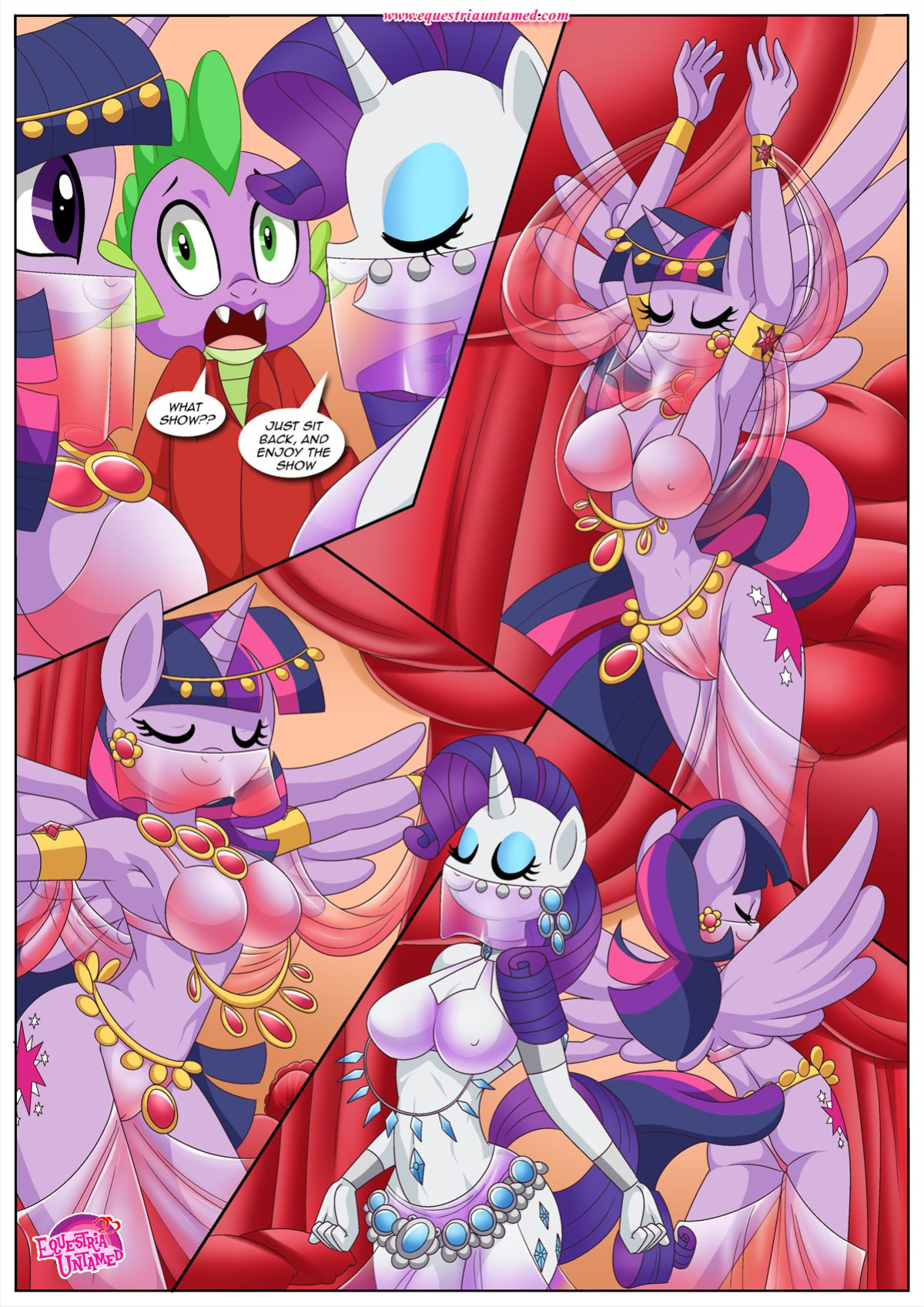 [Palcomix] The Sultan and His Sirens | (My Little Pony: Friendship is Magic)