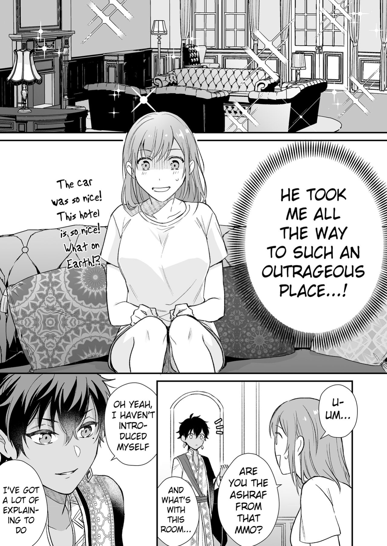 [Shiramatto (Ushiro)] Game no Danna ga Super Shota Sultan Datta Ken | My MMO Husband was a Spa Shota Sultan! [Pangean]