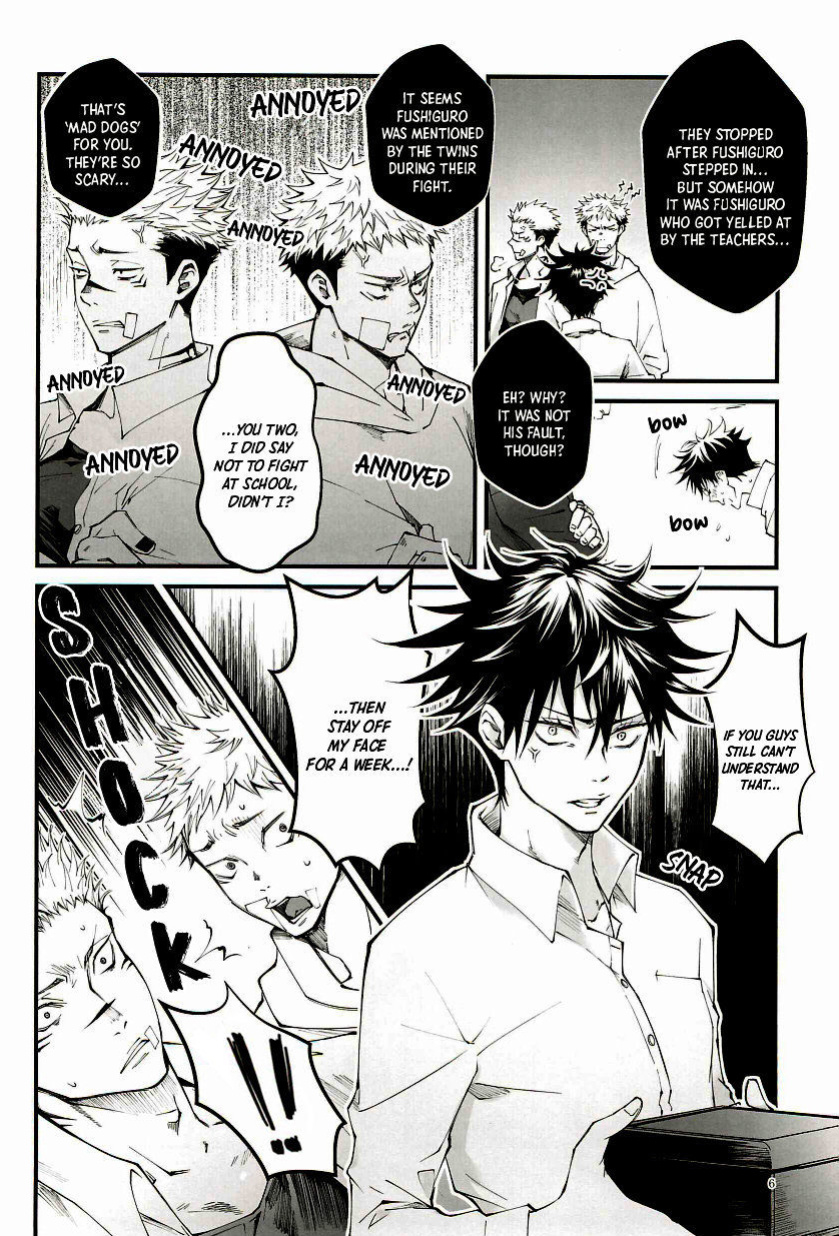 [Jurei no Mori (Ayame)] Ore ga Okorenai Riyuu | The reason I can’t be mad (Jujutsu Kaisen) [Nonsense Group HQ]