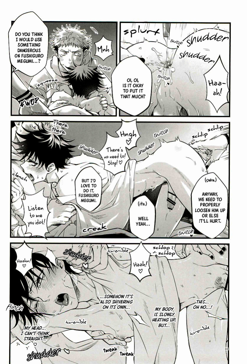 [Jurei no Mori (Ayame)] Ore ga Okorenai Riyuu | The reason I can’t be mad (Jujutsu Kaisen) [Nonsense Group HQ]
