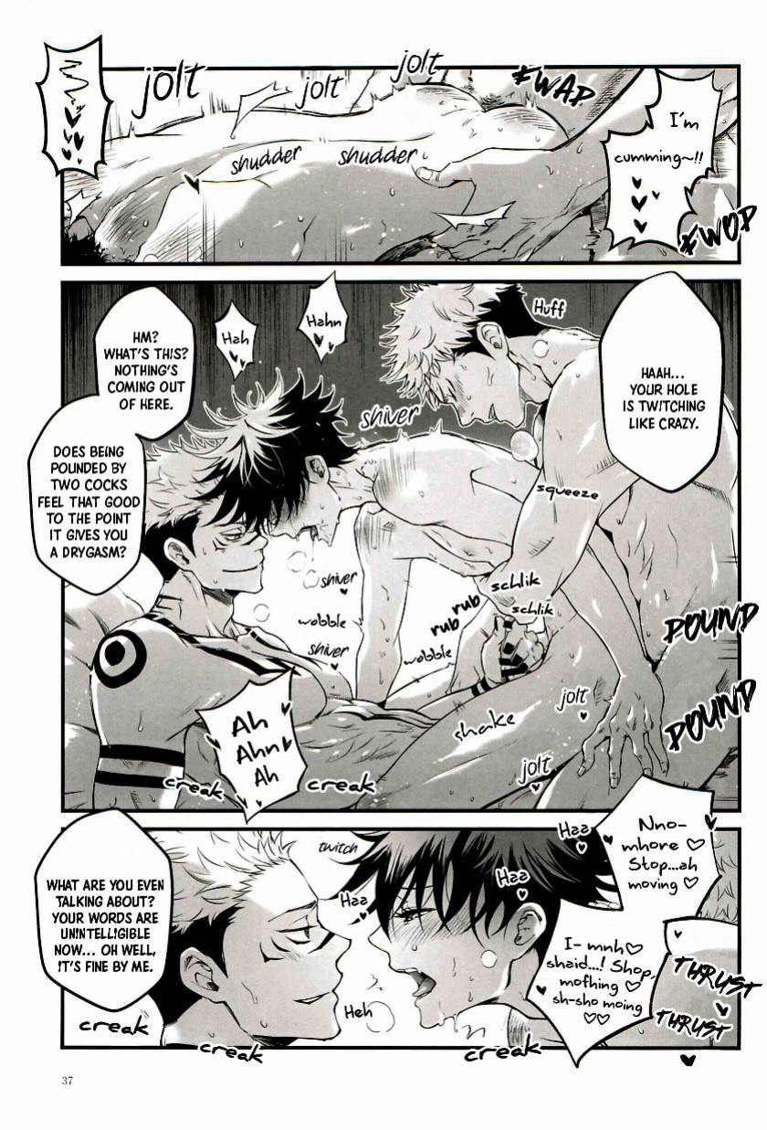 [Jurei no Mori (Ayame)] Ore ga Okorenai Riyuu | The reason I can’t be mad (Jujutsu Kaisen) [Nonsense Group HQ]