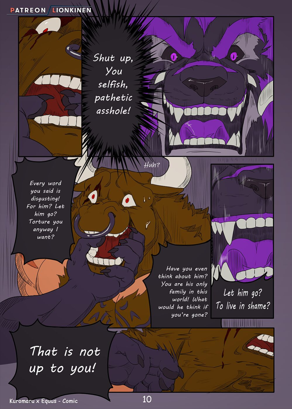[LionkinEn] Kuromaru x Equus (Complete)